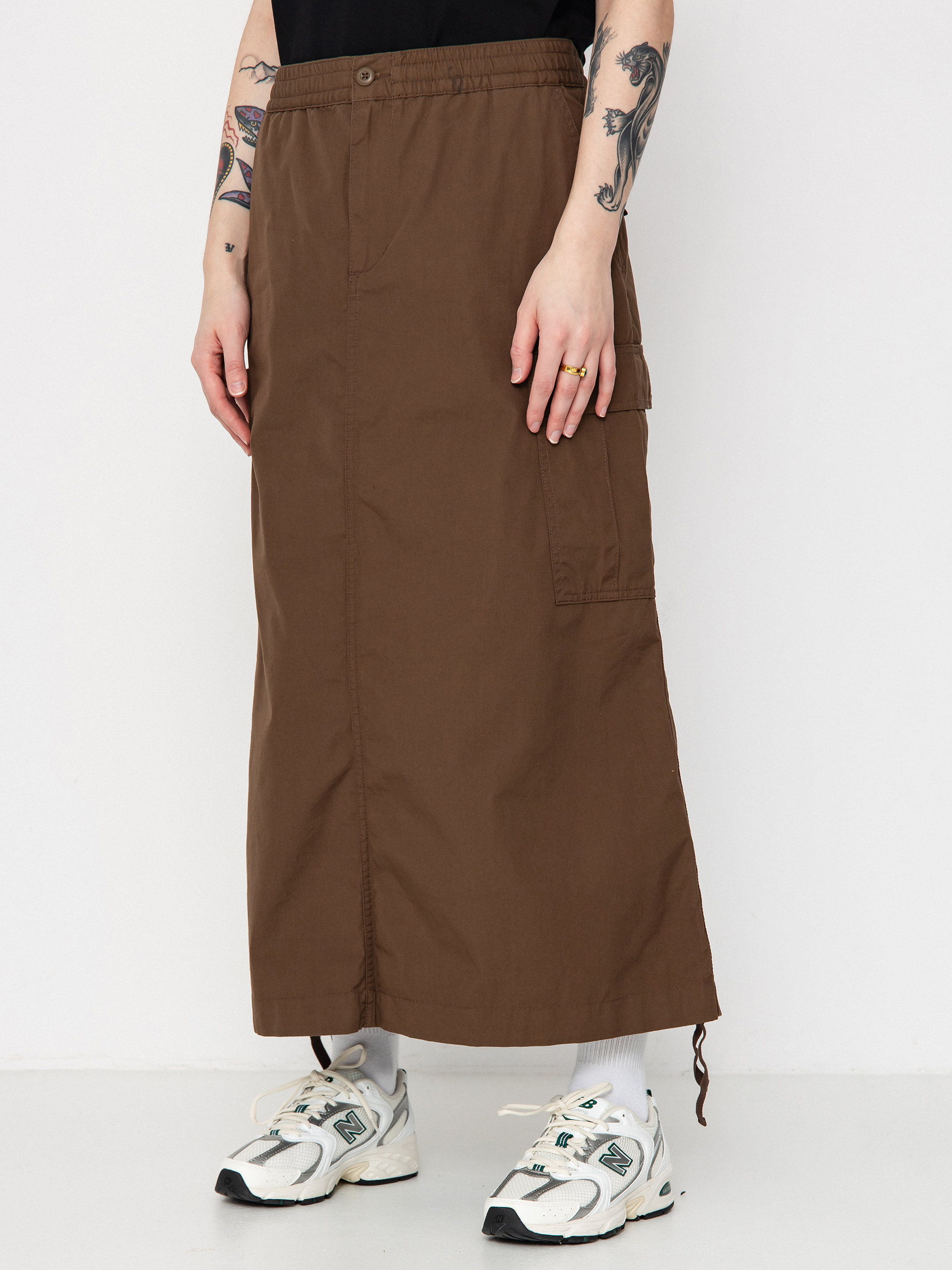 Carhartt WIP Cargo Long Wmn Skirt (chocolate)