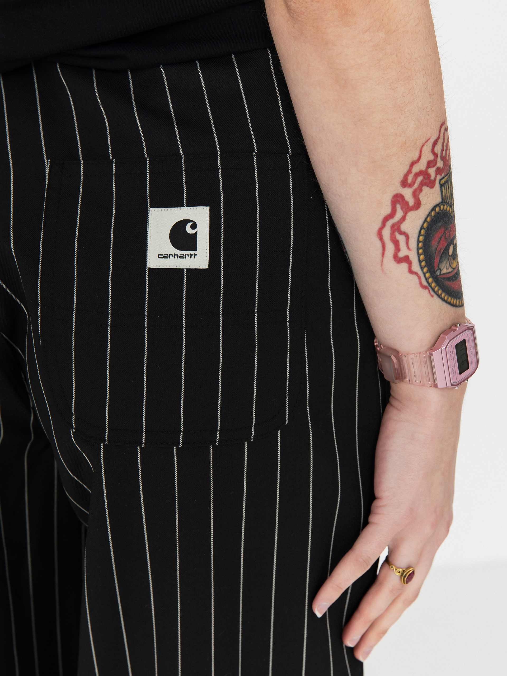 Carhartt WIP Seaton Wmn Hose (seaton stripe black)