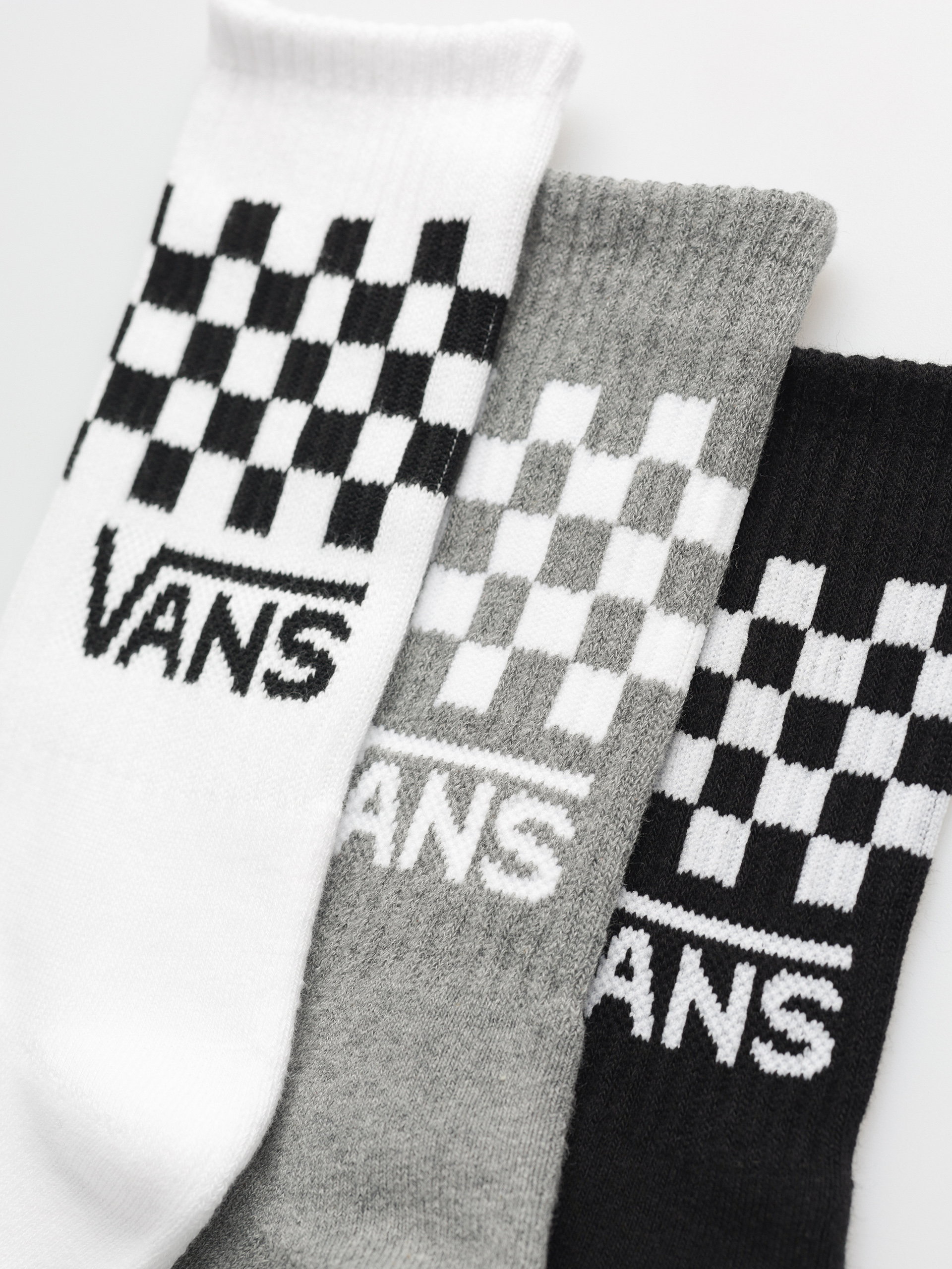 Vans Classic Check Crew Wmn Socken (black/white)