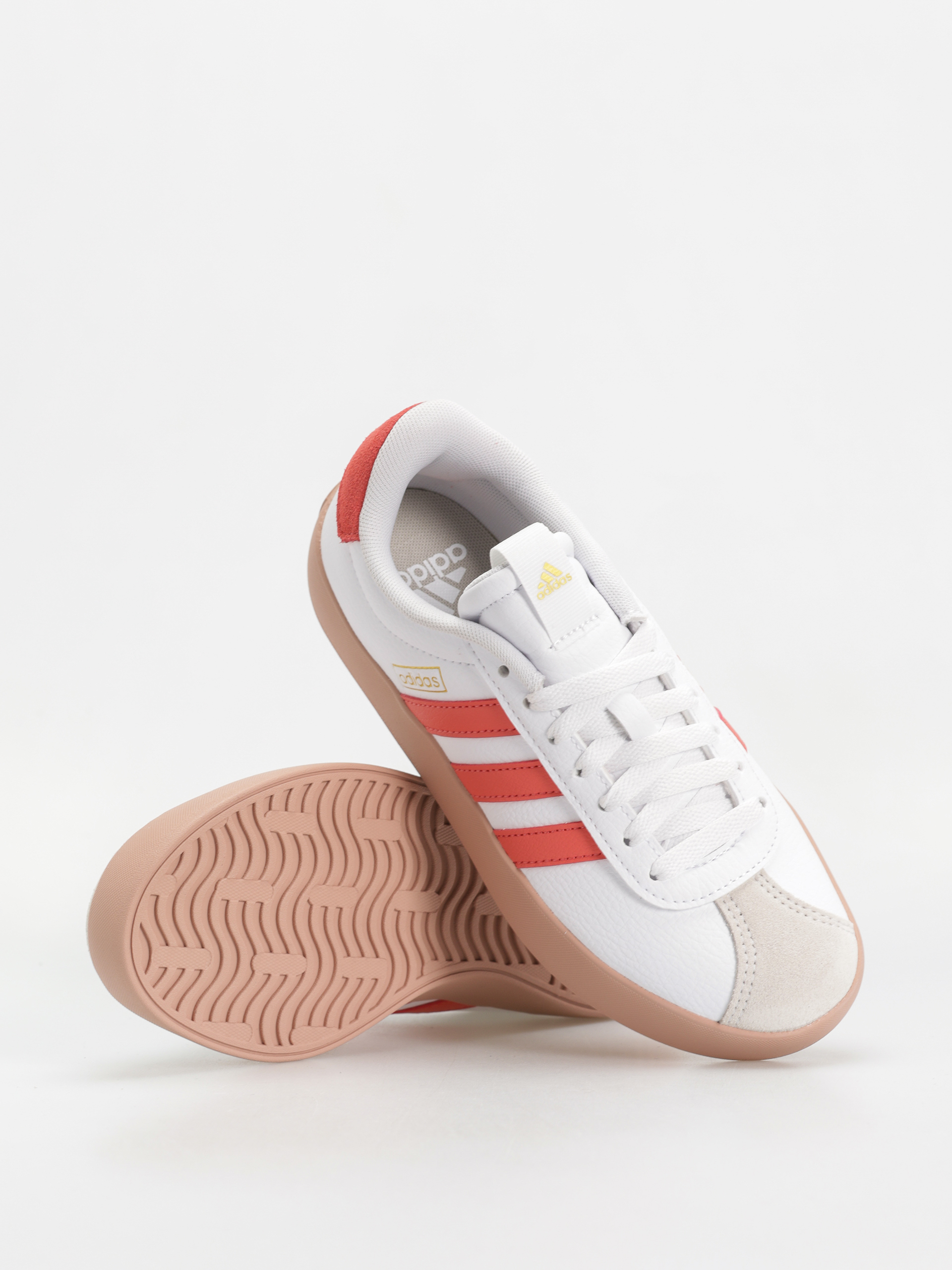 adidas Schuhe Vl Court 3.0 Wmn (ftwwht/prelsc/goldmt)