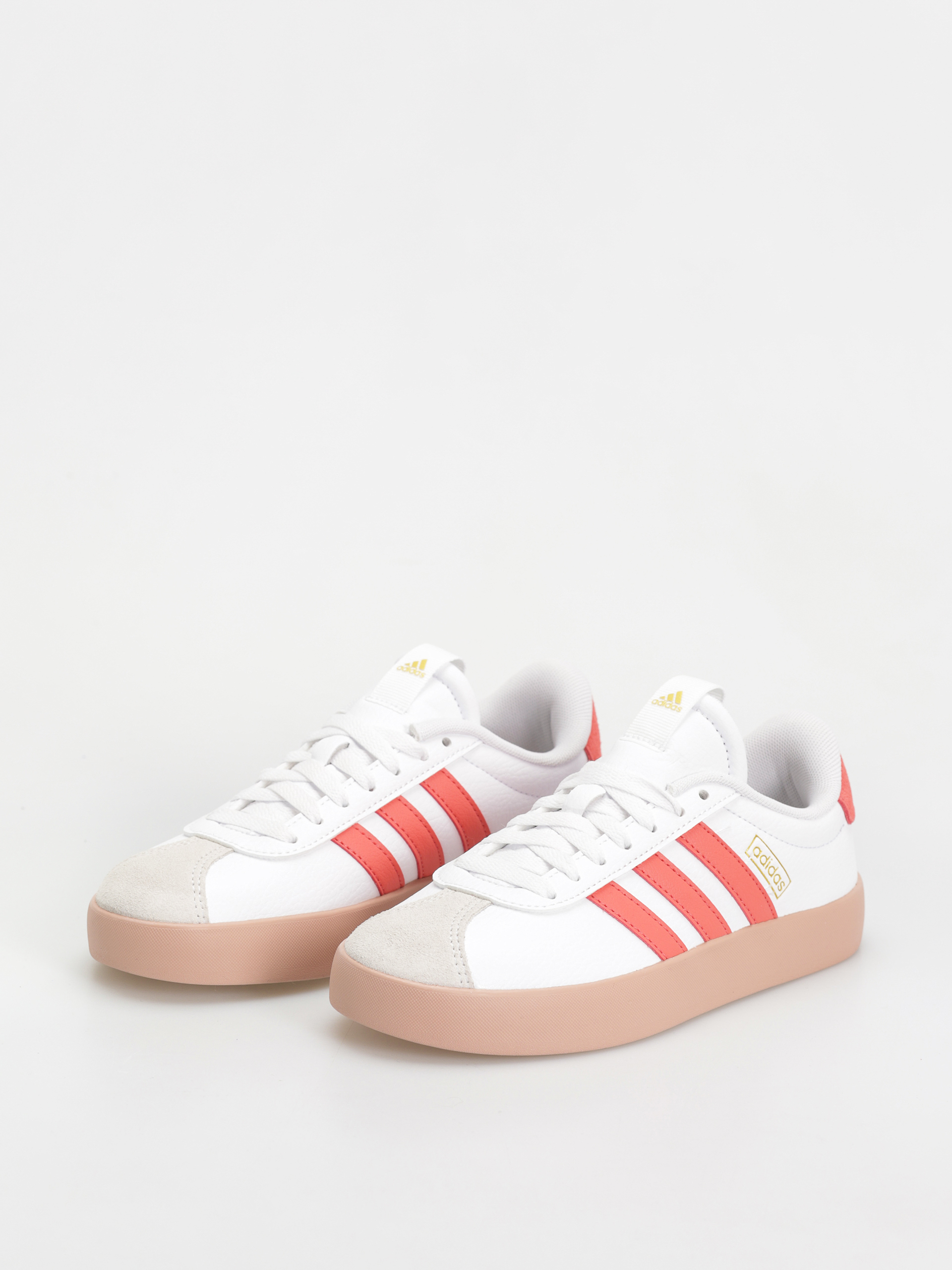 adidas Shoes Vl Court 3.0 Wmn (ftwwht/prelsc/goldmt)