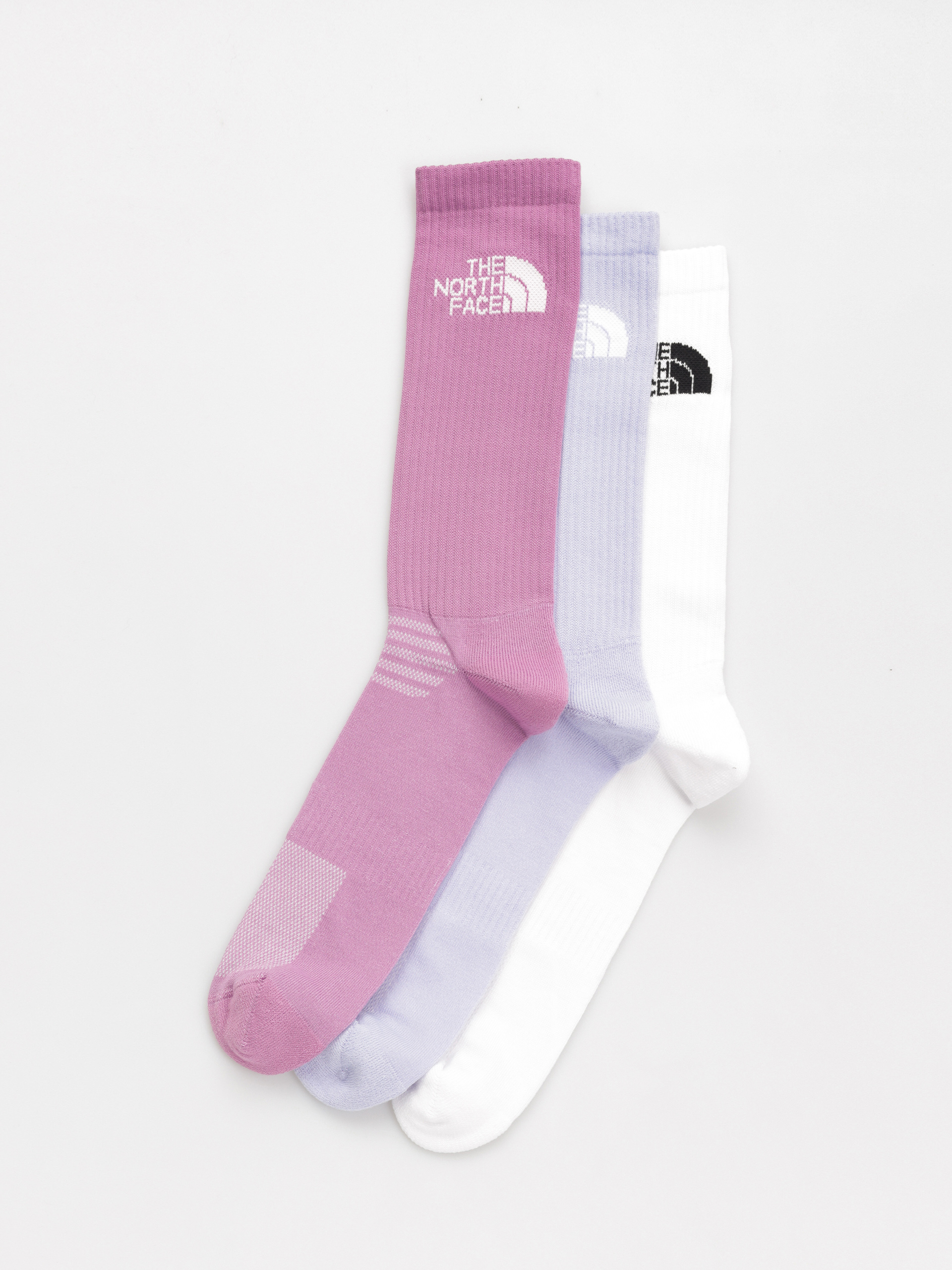 The North Face Socken Multi Sport Cush Crew 3P (tnf white/purple mint/v)