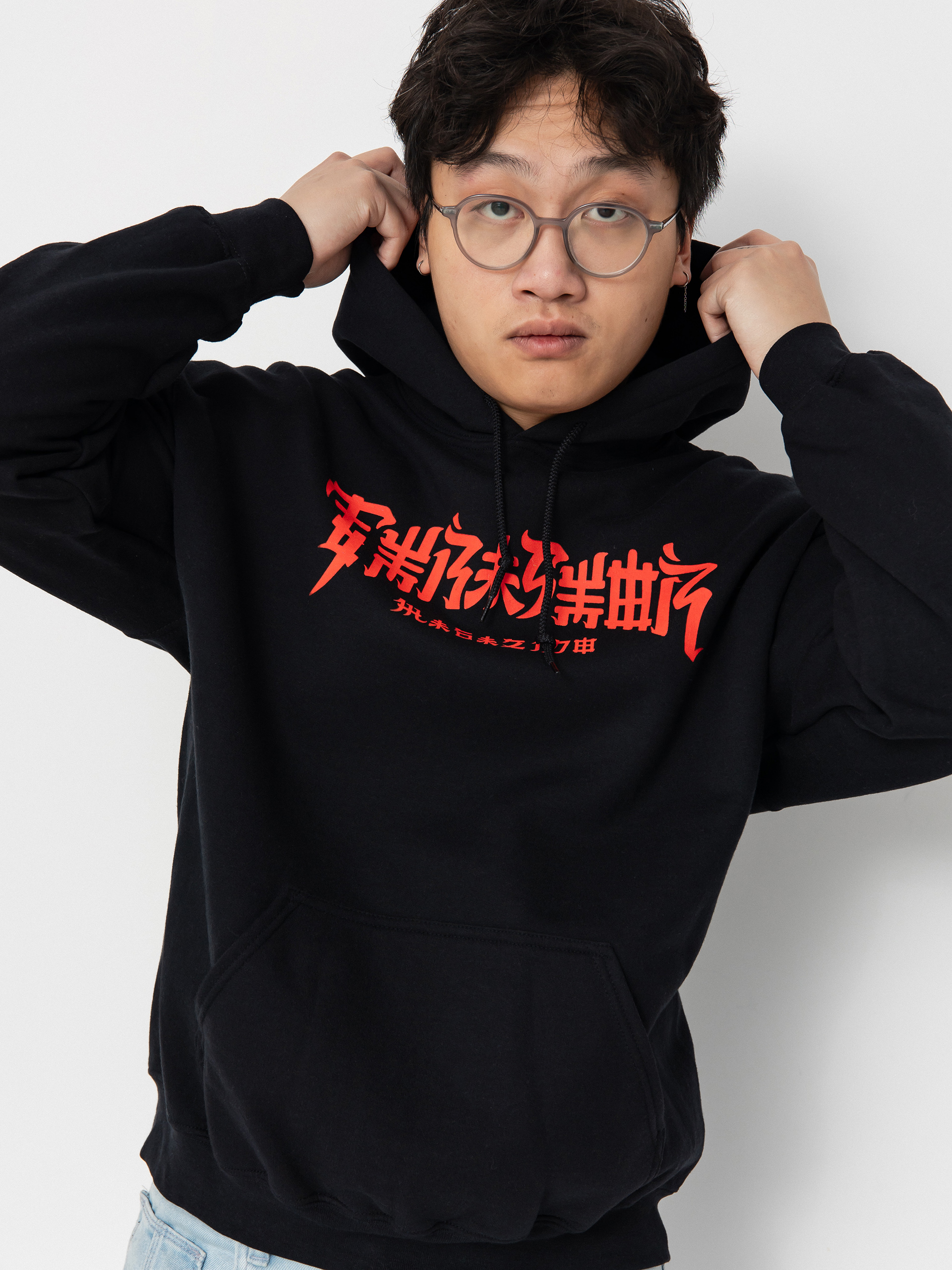 Thrasher X Toy Machine Chinatown HD Hoodie (black)