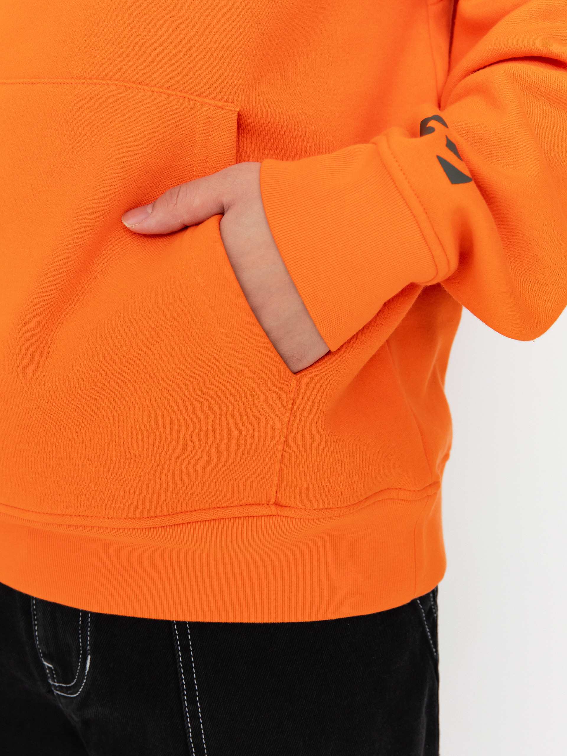 Herren ThirtyTwo Aktives Sweatshirt Double Tech HD (grey/orange)