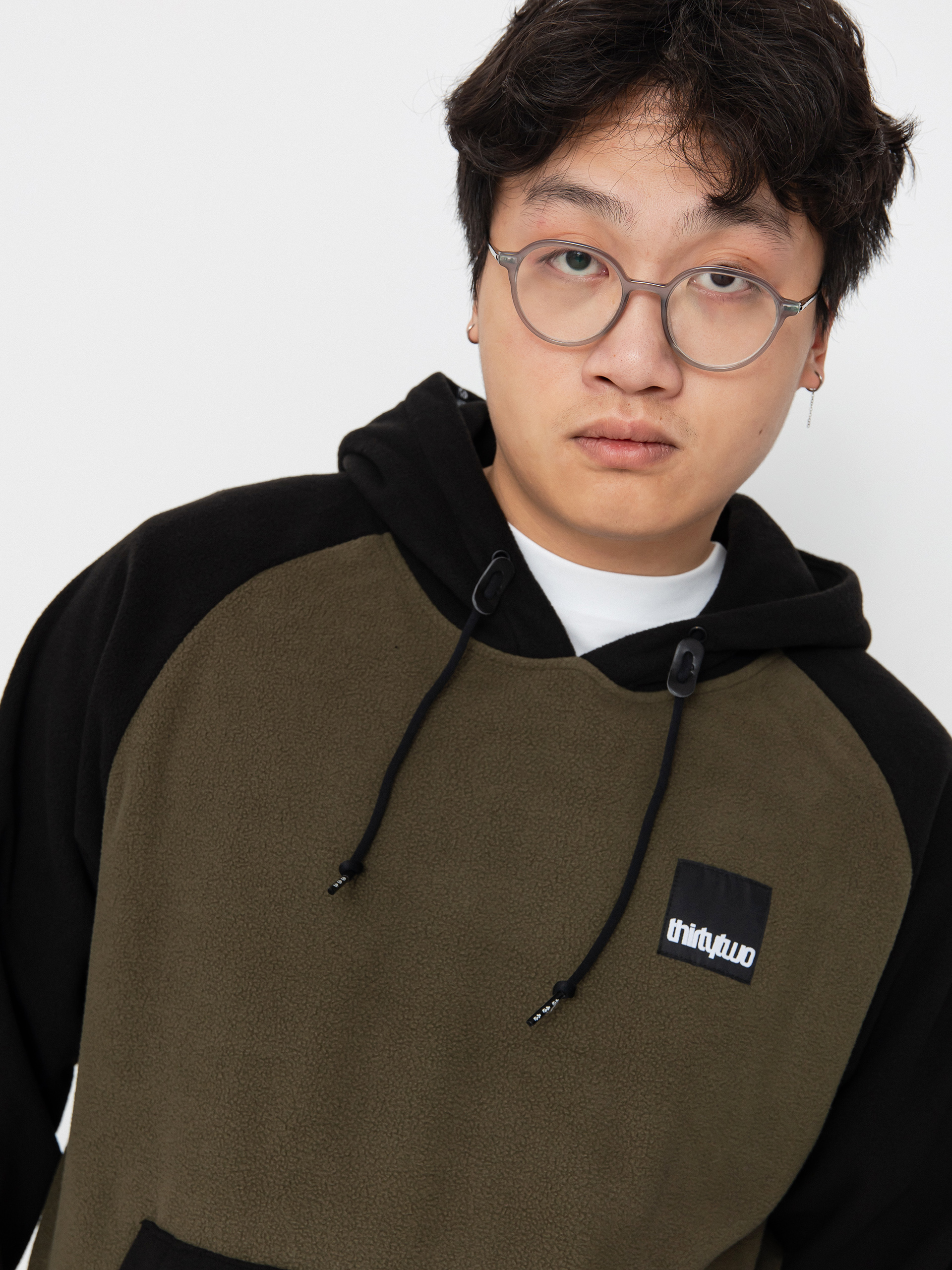 Mens ThirtyTwo Active sweatshirt Rest Stop HD (black/olive)