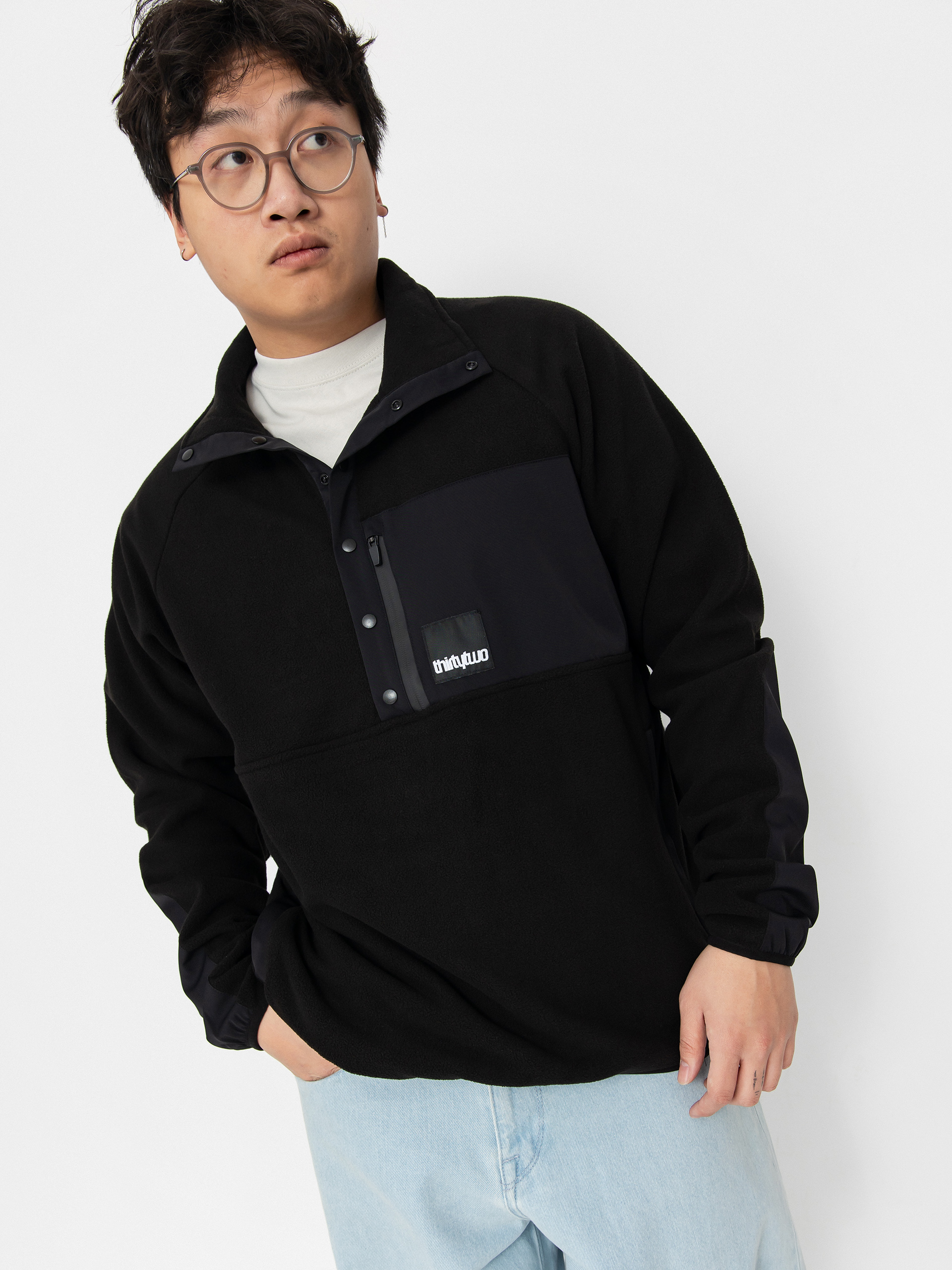 ThirtyTwo Active sweatshirt Rest Stop Anorak (black)