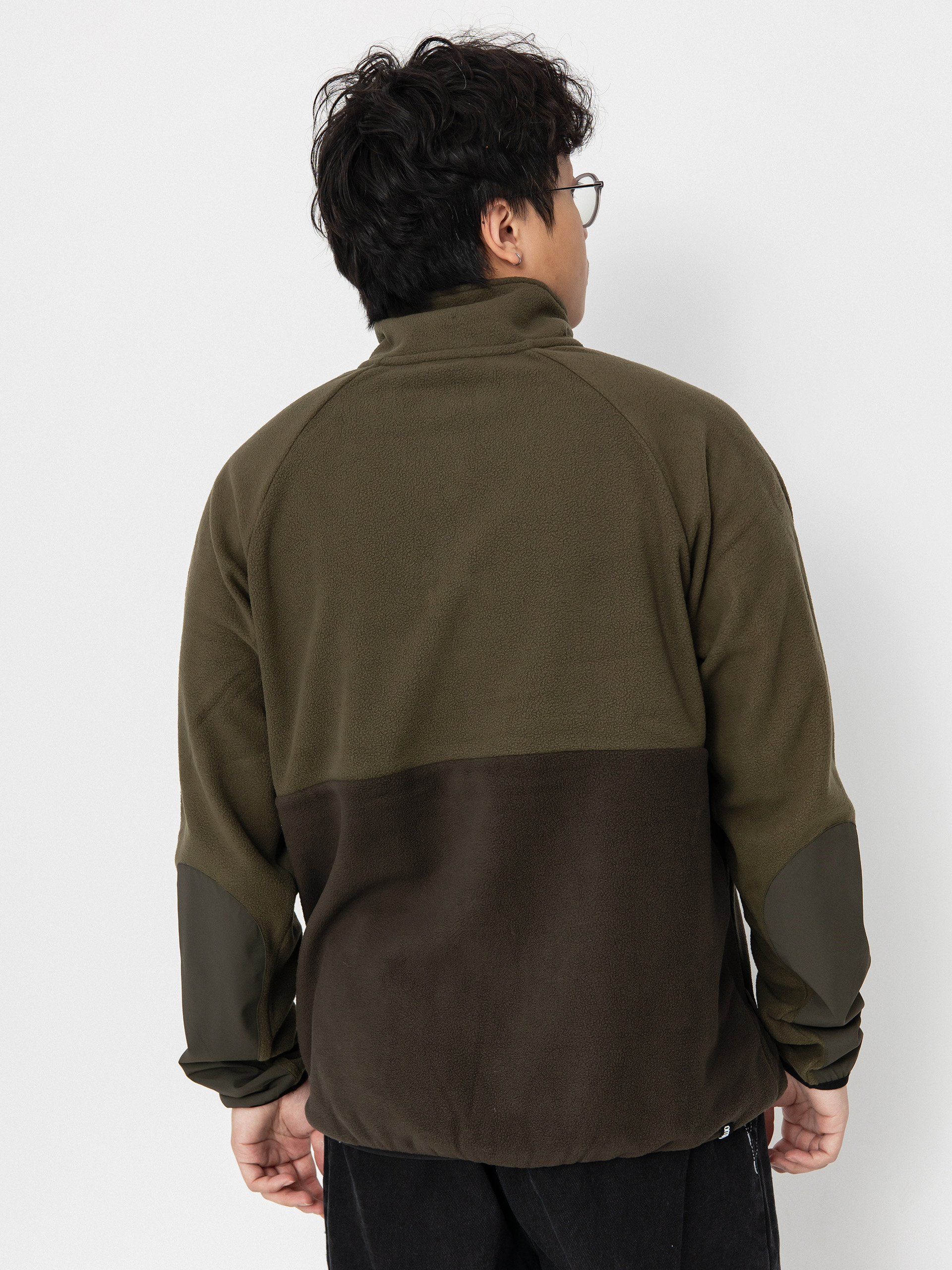 Mens ThirtyTwo Active sweatshirt Rest Stop Anorak (military)