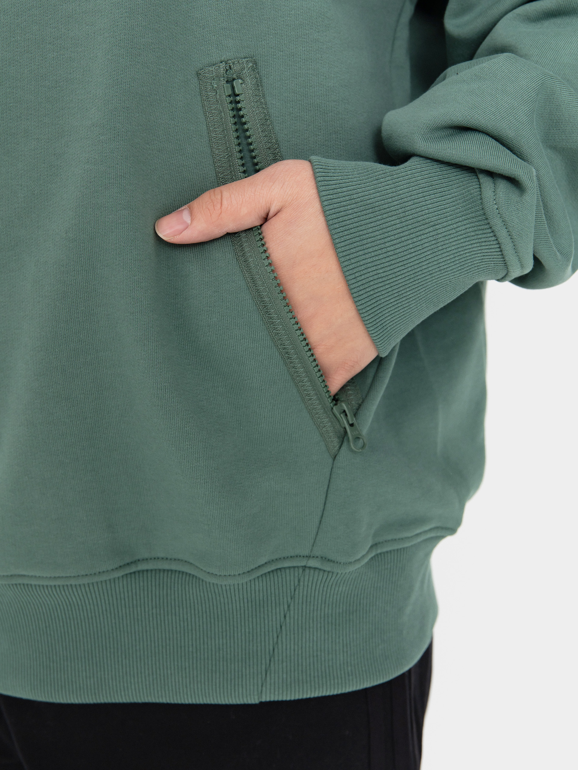 The North Face Heritage Graphic Relaxed HD Hoodie (duck green)