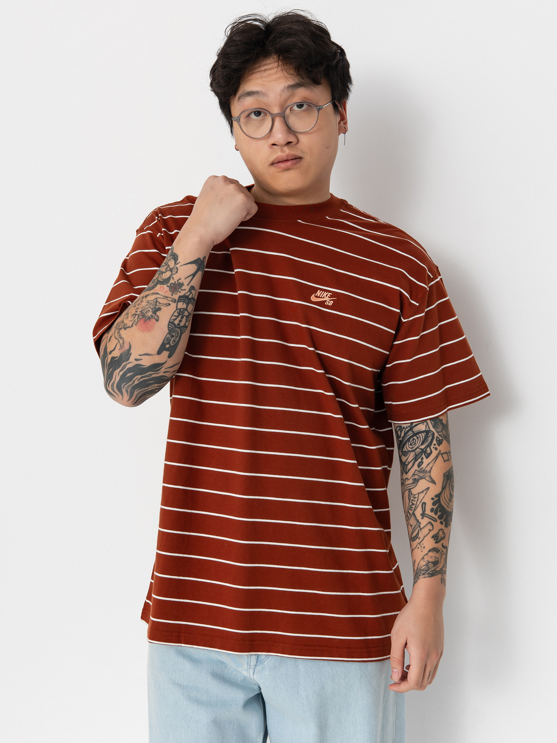 Nike SB Stripe T-Shirt (cinnamon)