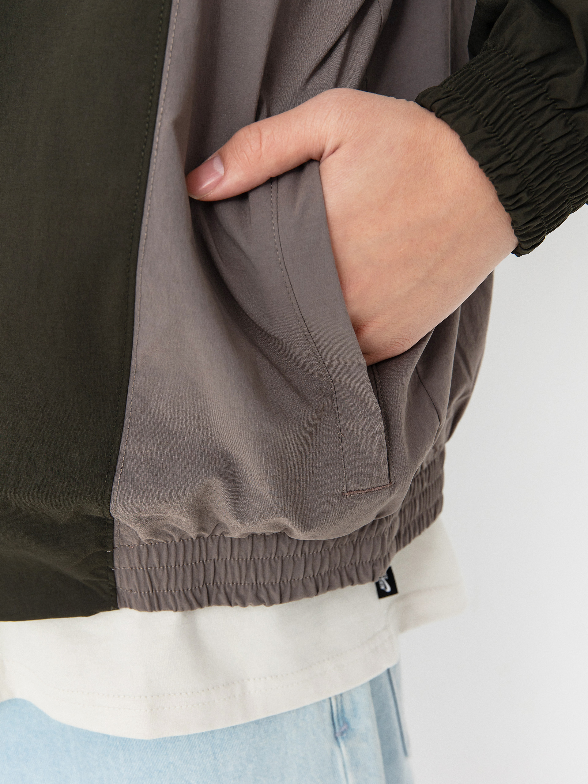 Nike SB Df Fz Wvn Jacke (sequoia/cave stone/white)