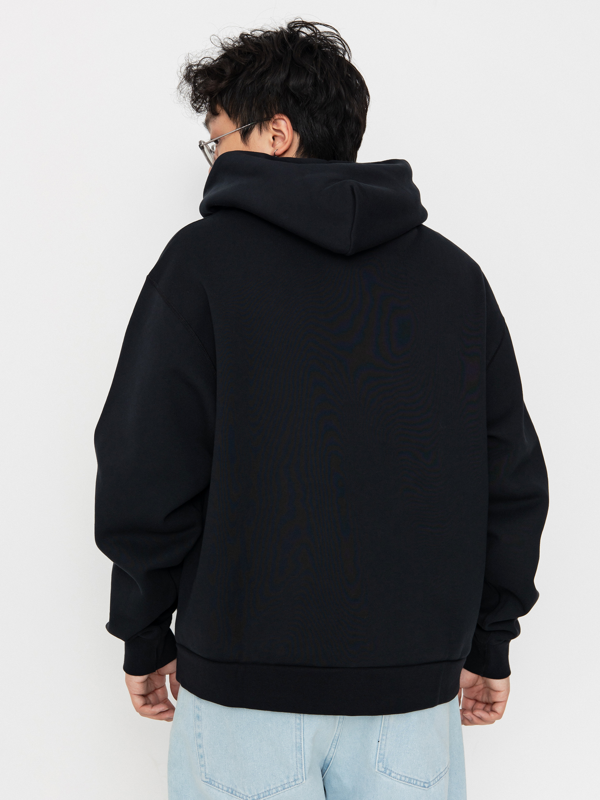 nike black oversized hoodie
