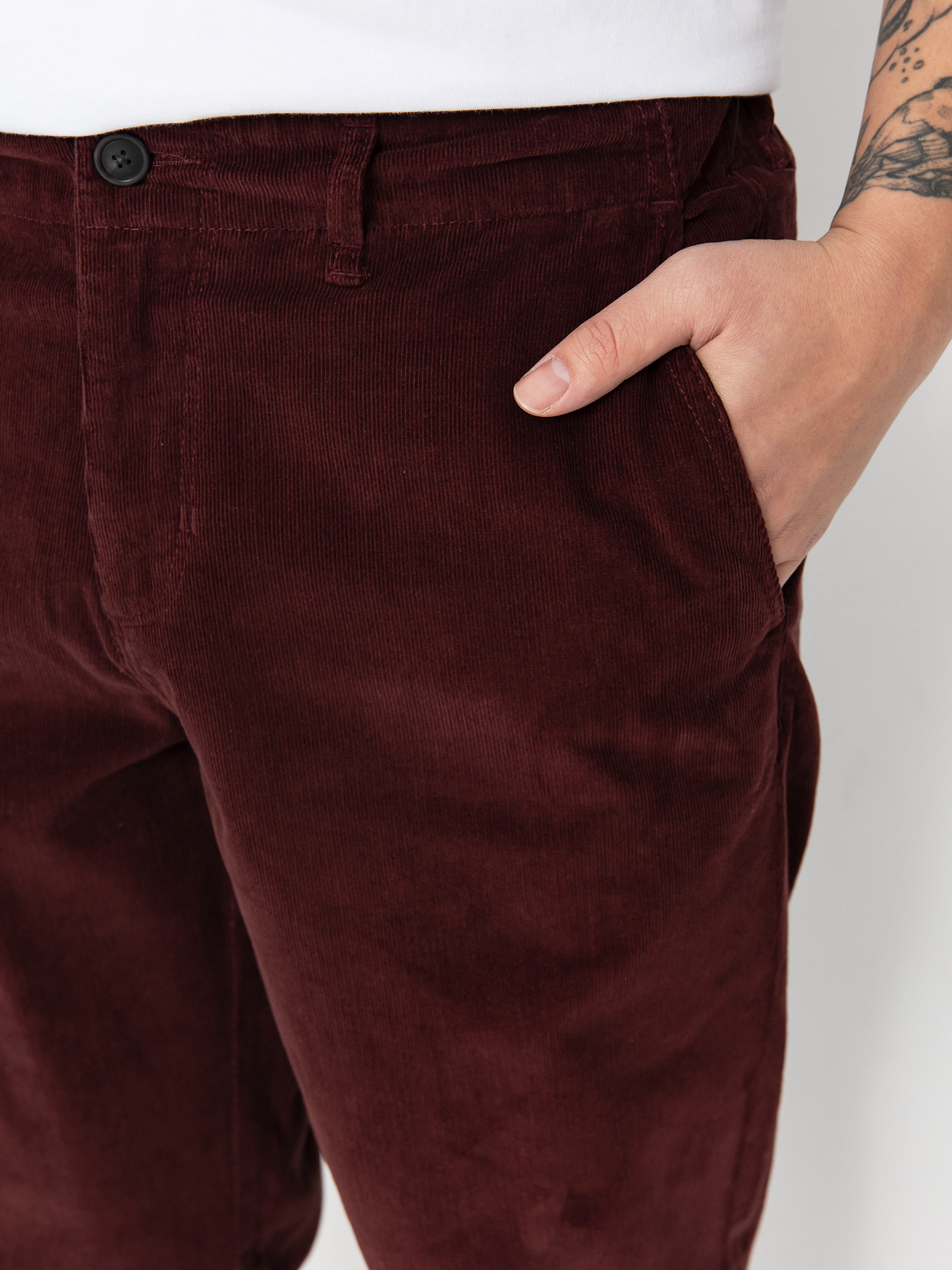 Element Howland Union Cord Chino Hose (decadent chocolate)