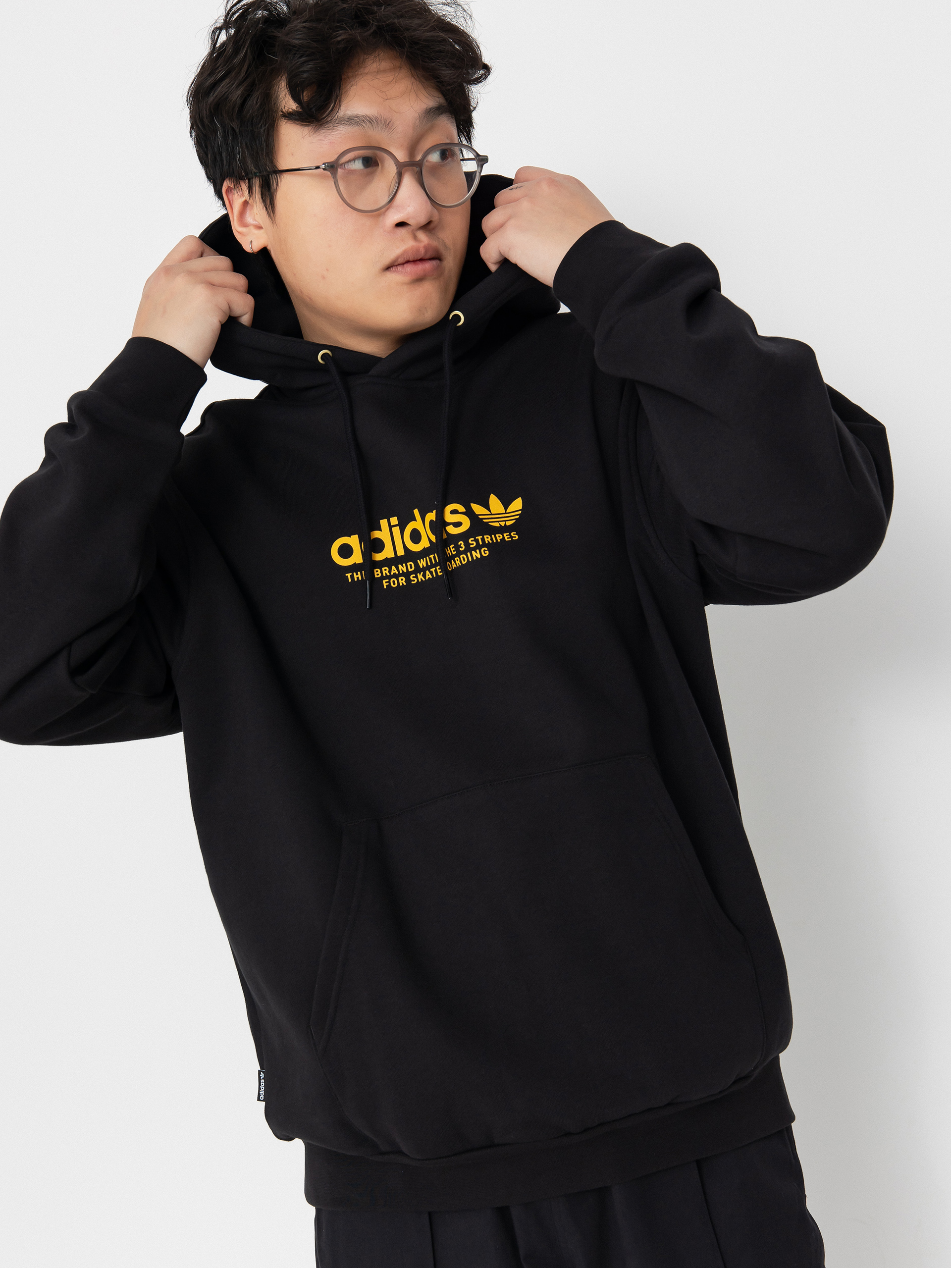 adidas 4.0 Logo HD Hoodie (black/preyel)