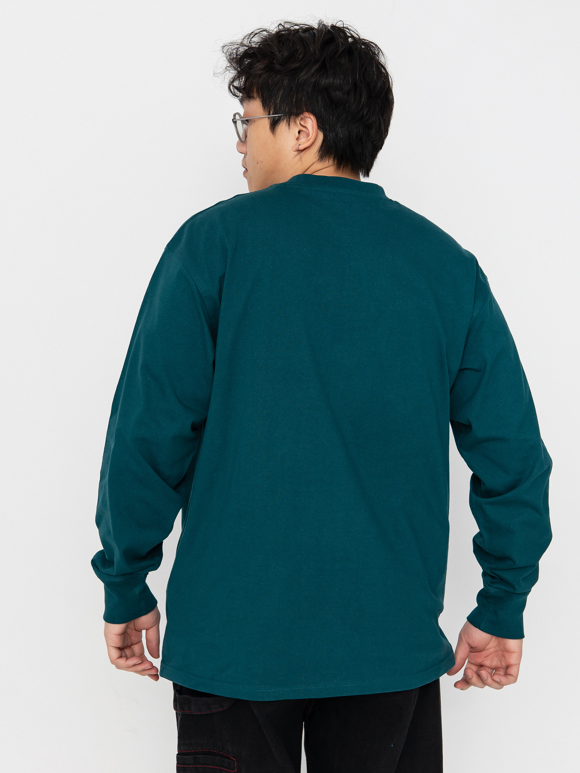 Carhartt WIP American Script Longsleeve (malachite)