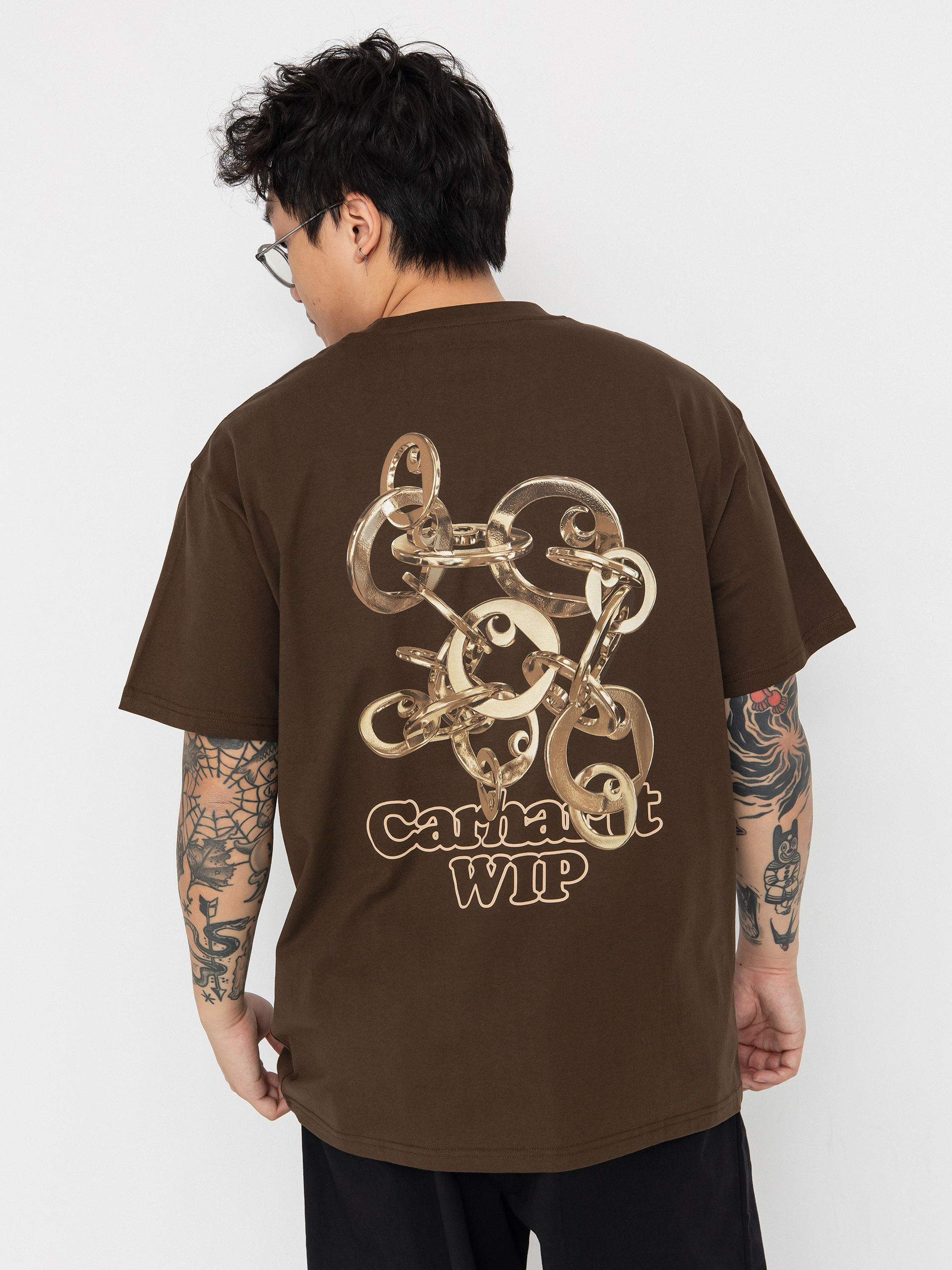 Carhartt WIP T-Shirt Linked Charms (liberica/gold)