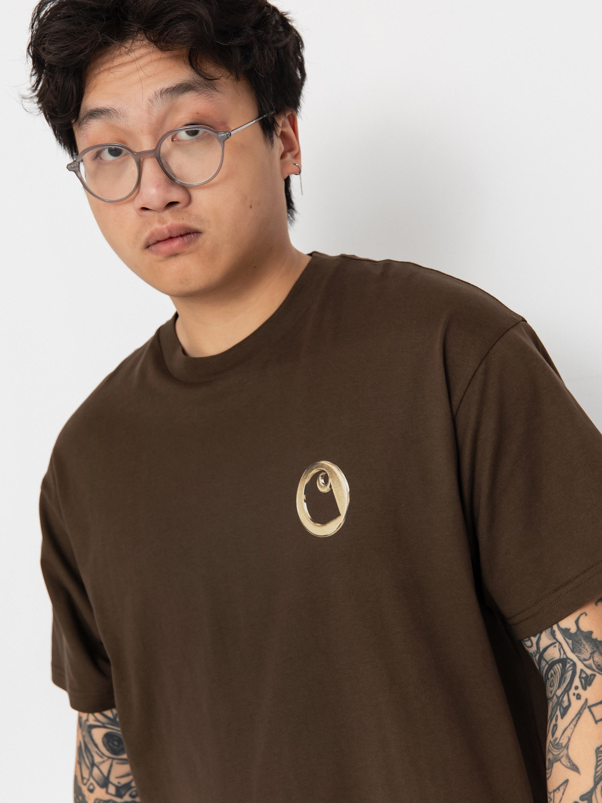 Carhartt WIP T-Shirt Linked Charms (liberica/gold)