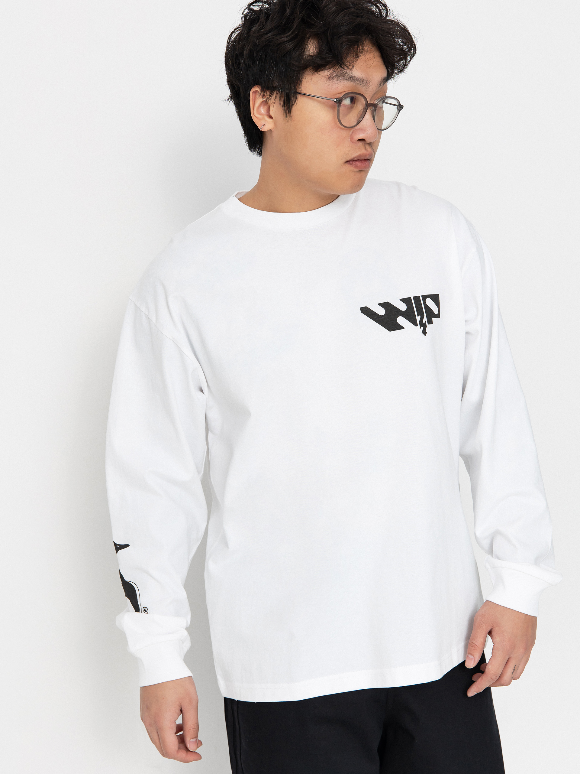 Carhartt WIP Longsleeve Industry (white/black)
