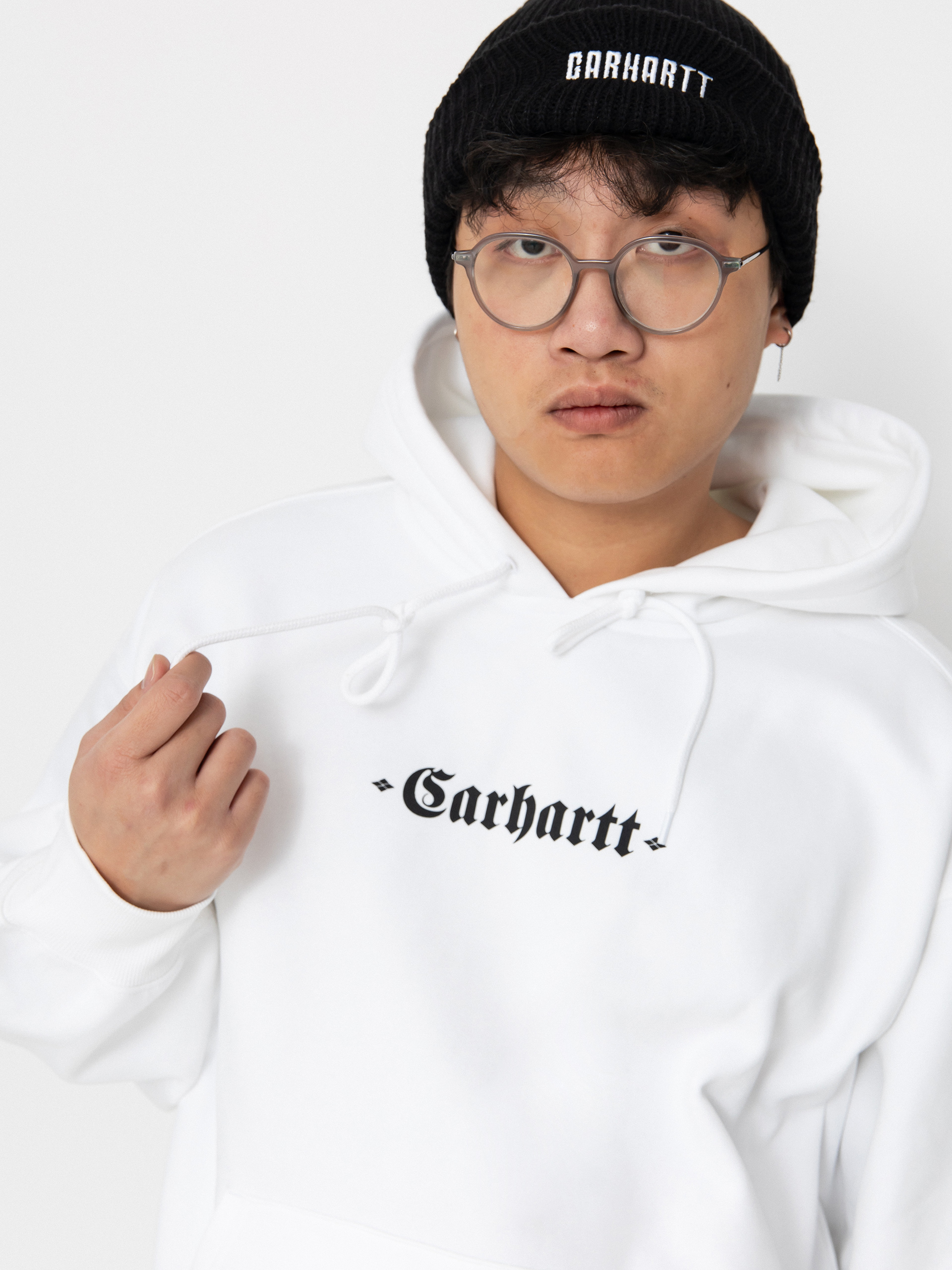 Carhartt WIP Greatest Hits HD Hoodie (white/black)