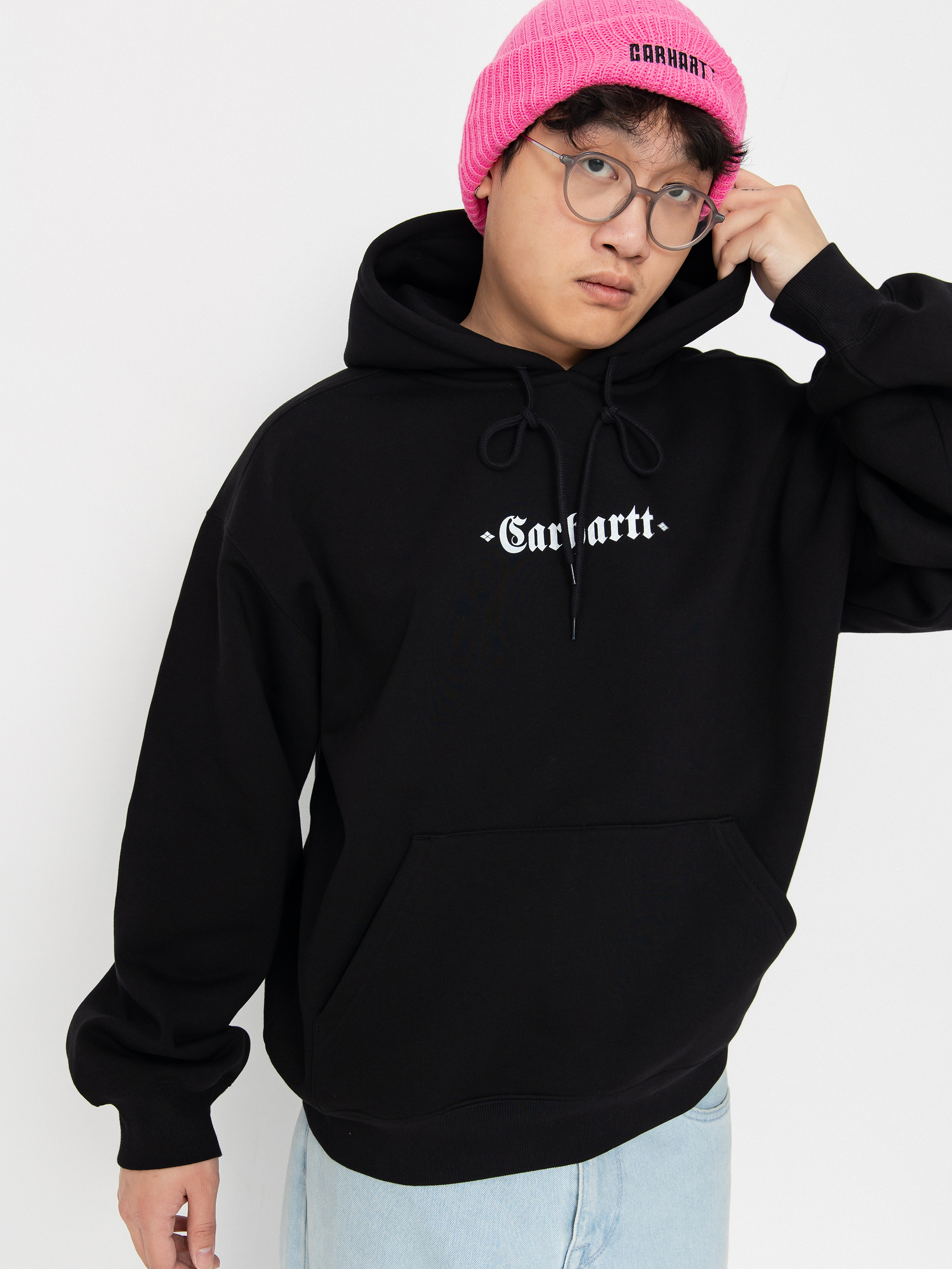 Carhartt WIP Greatest Hits HD Hoodie - black (black/white) Carhartt WIP Greatest Hits HD Hoodie - black (black/white)