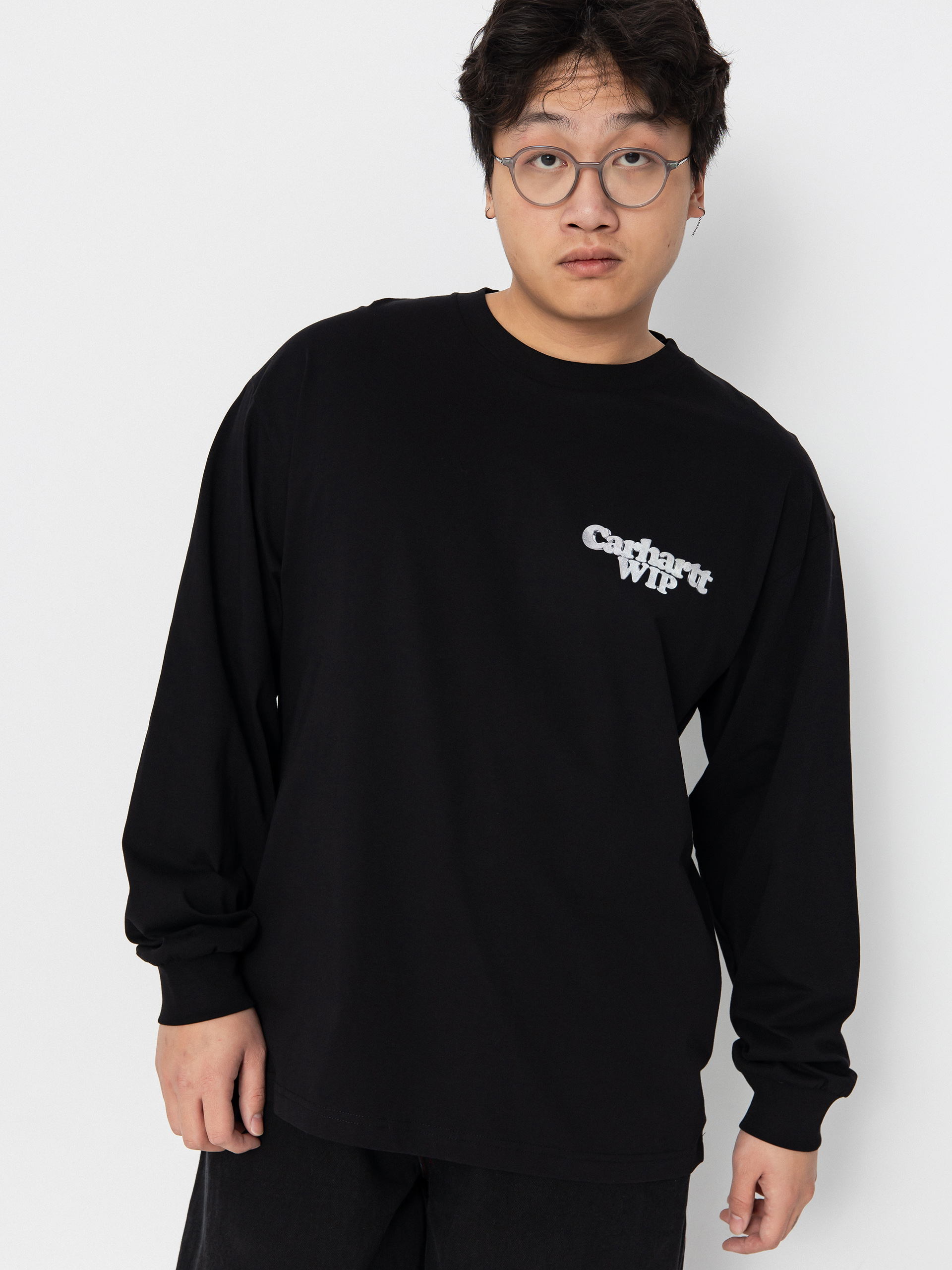 Carhartt WIP Chain Link Longsleeve (black/silver)