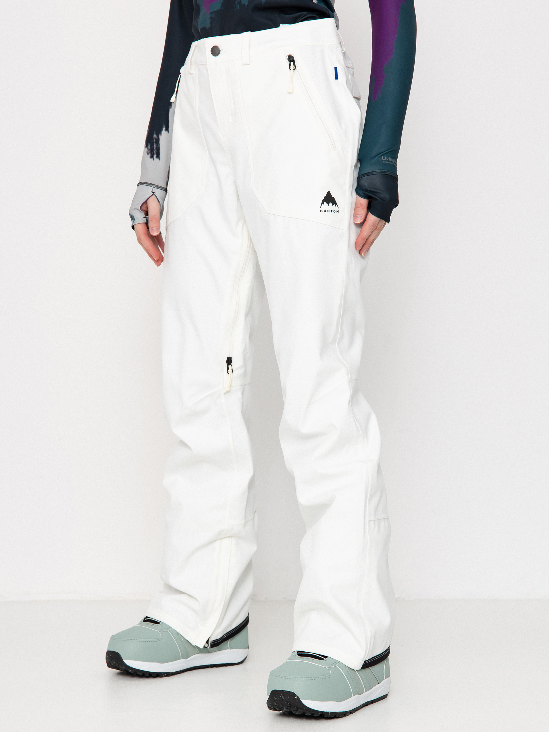 Damen Burton Snowboard Hose Vida Stretch (stout white)