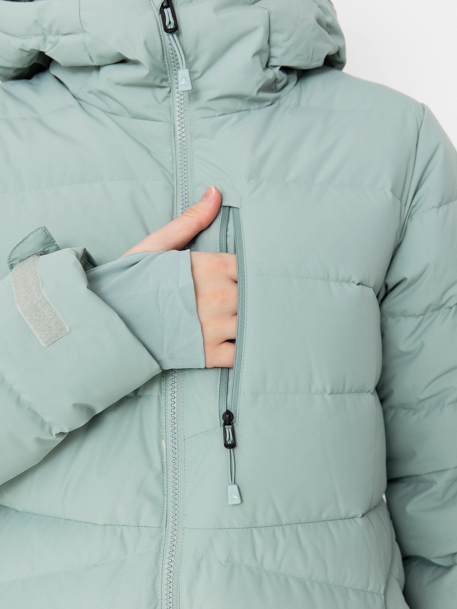 Womens Burton Snowboard jacket Loyil Down (petrol green)