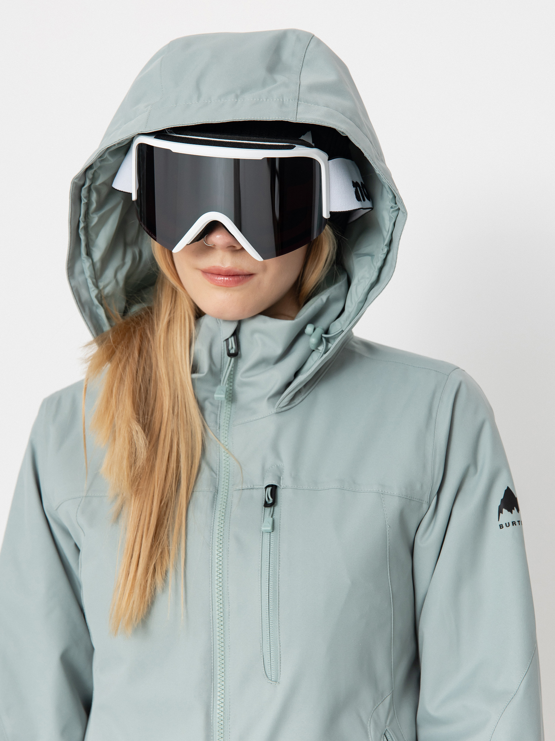 Damen Burton Snowboard Jacke Lelah (petrol green)