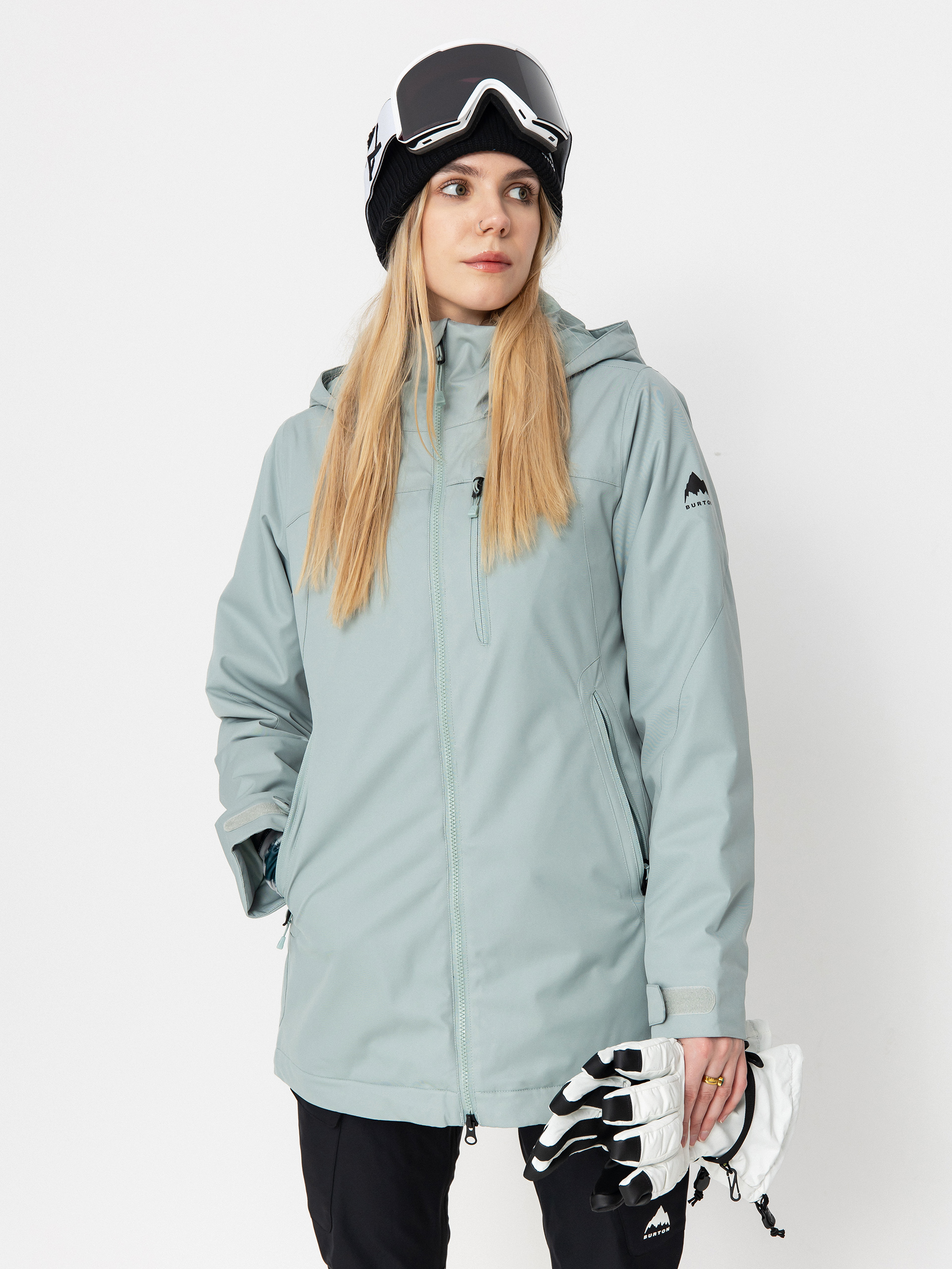 Womens Burton Snowboard jacket Lelah (petrol green)