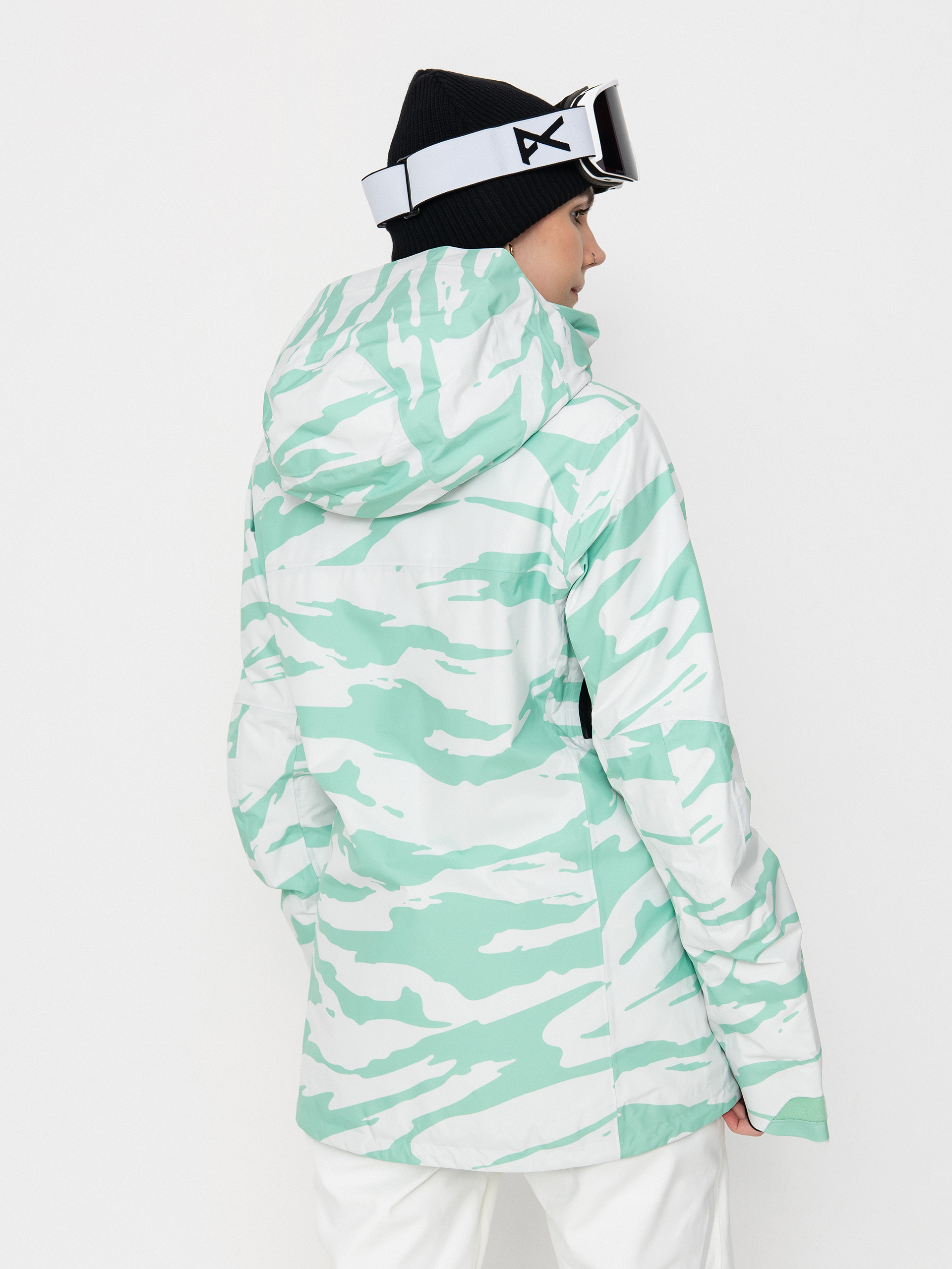 Damen Burton Snowboard Jacke Ak Gore Tex Embark (oversized zebra)