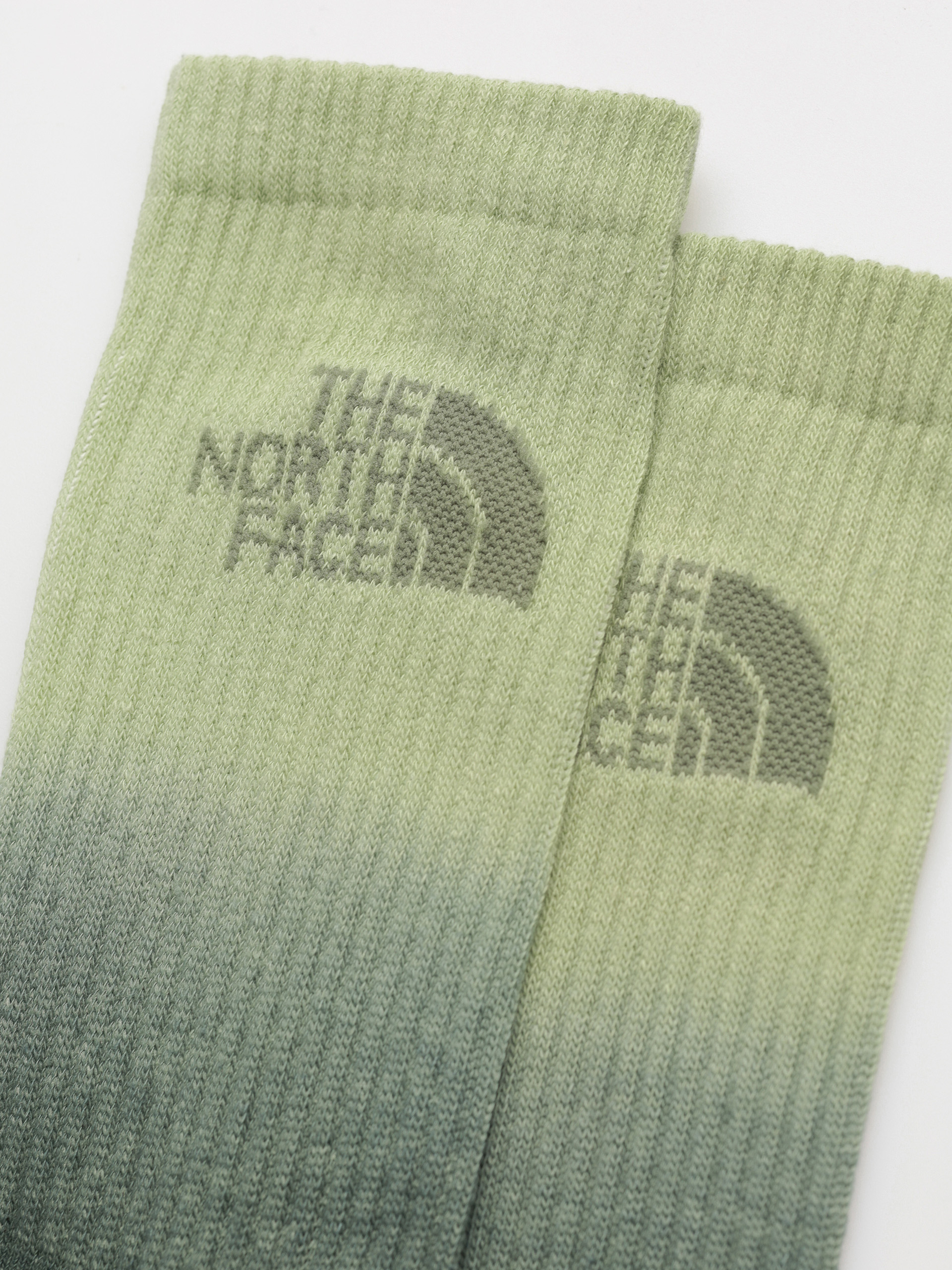 The North Face Everyday Crew Dip Dye 2P Socks (khaki stone/smokey brown)