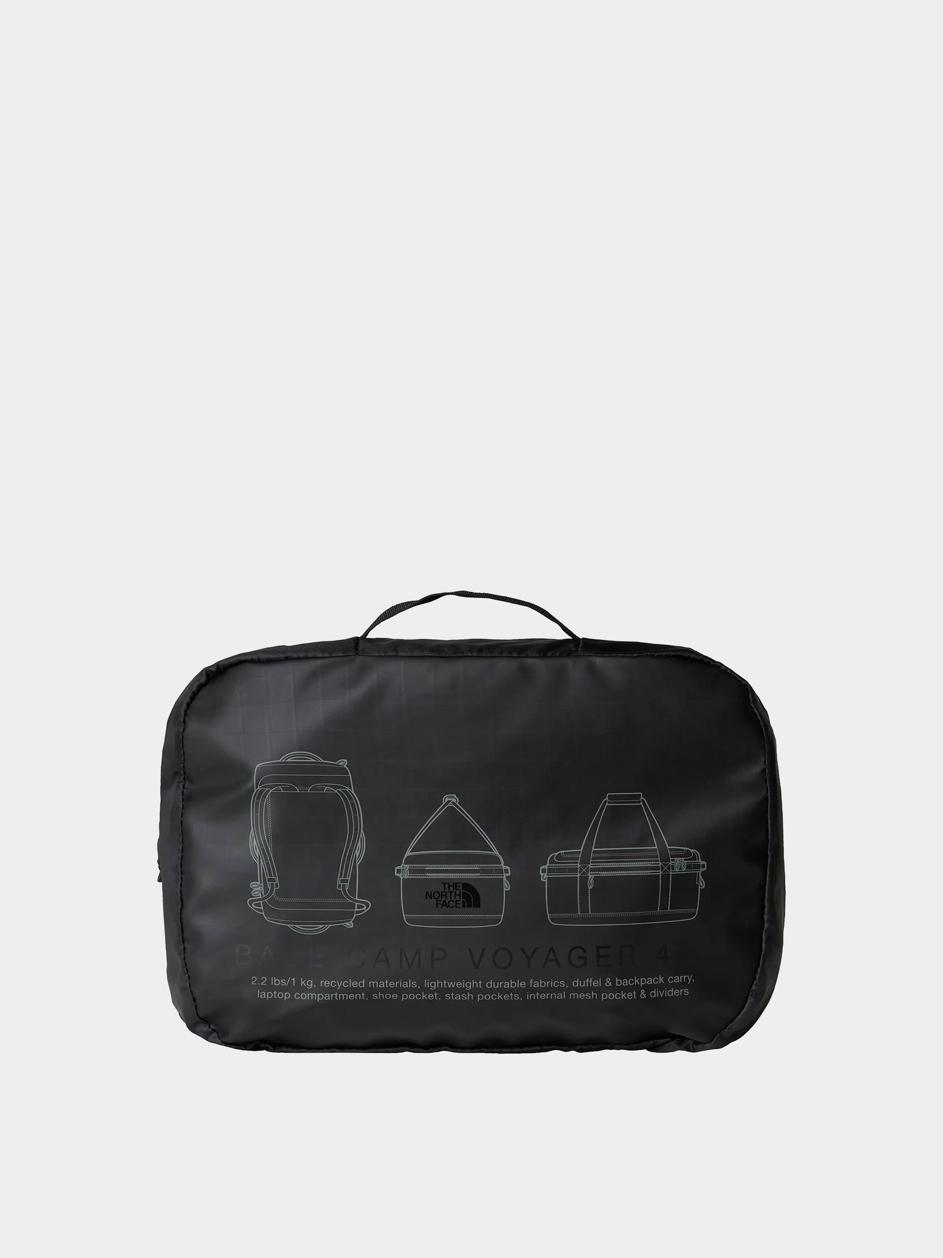 The North Face Bag Base Camp Voyager Duffel 42L - black (tnf black