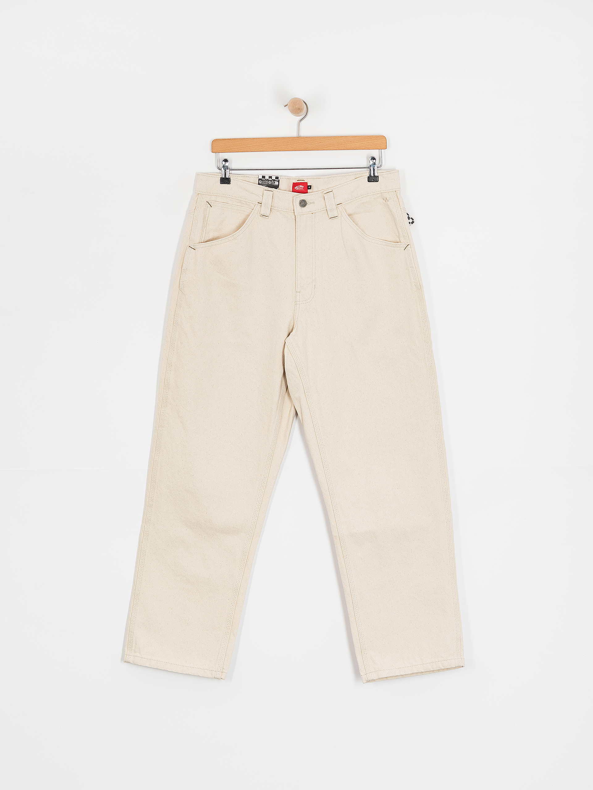 Vans Skate Check 5 Loose Denim Pants - white (natural)