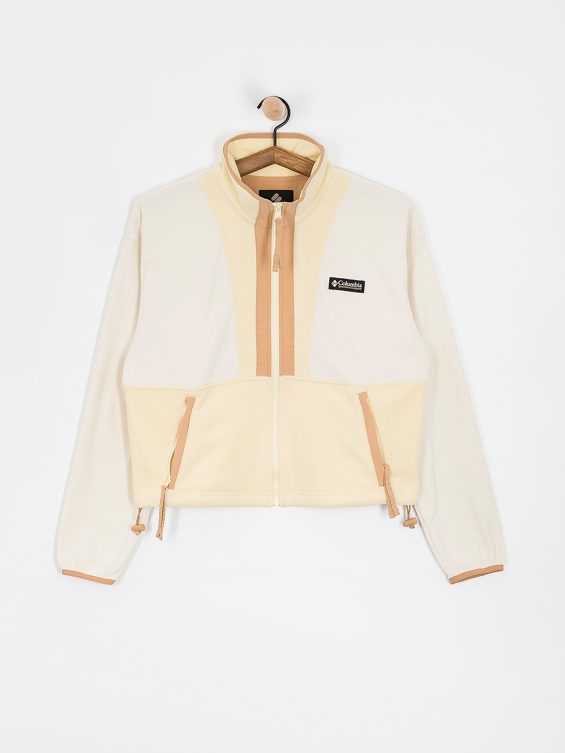 Columbia Backbowl II Full Zip Wmn Fleece  (chalk/lemon wa)