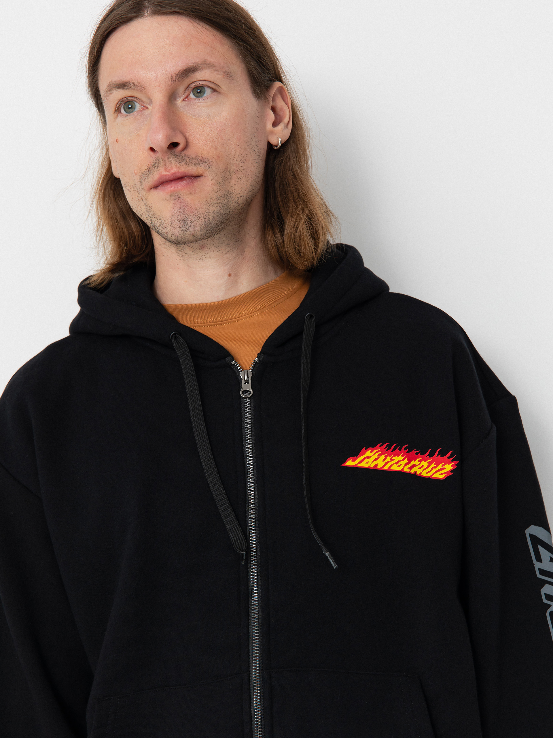 Mens Etnies Sc Flame Tech HD Active sweatshirt (black)