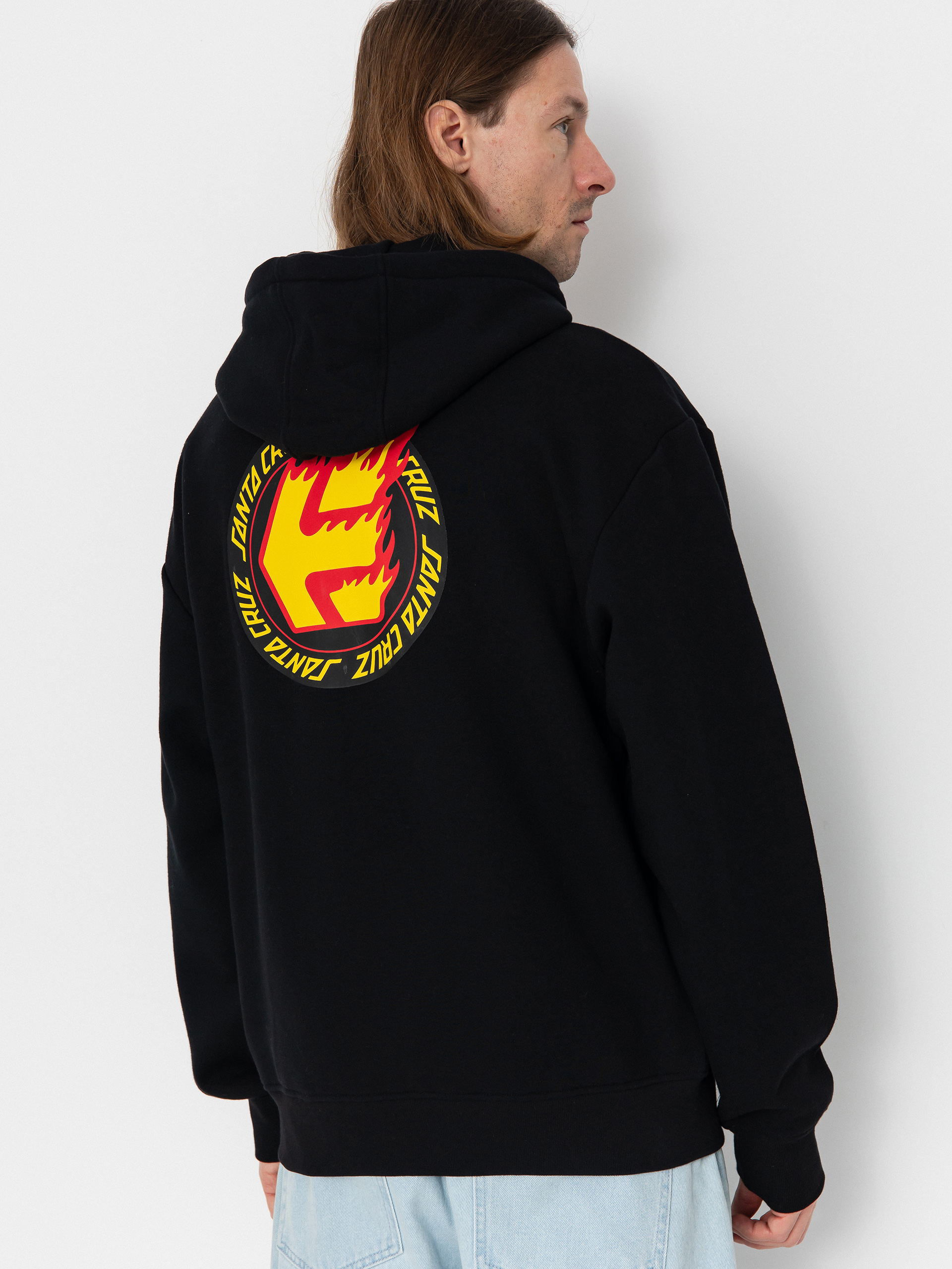 Mens Etnies Sc Flame Tech HD Active sweatshirt (black)