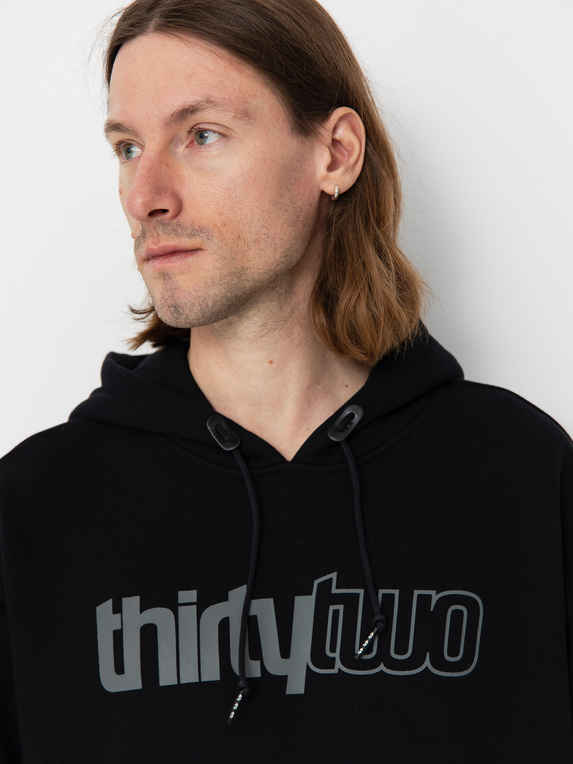 Mens ThirtyTwo Active sweatshirt Double Tech HD (black/charcoal)