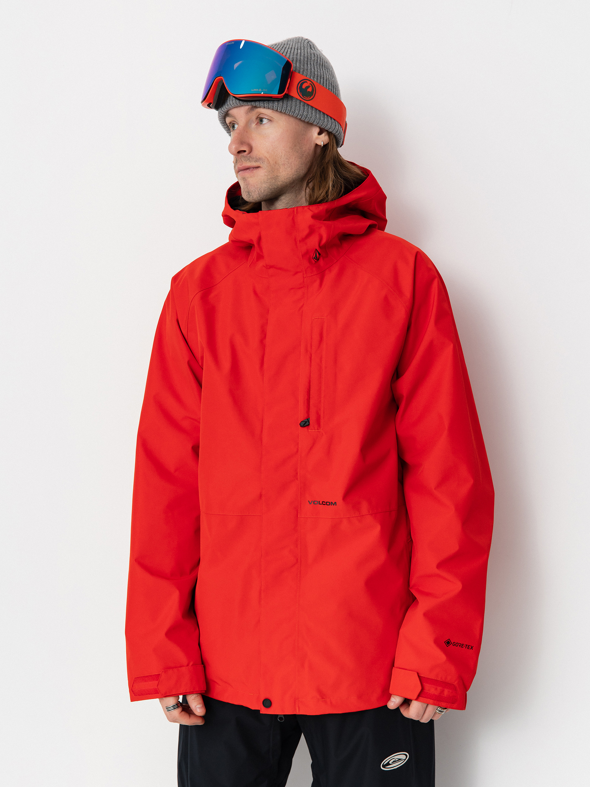 Mens Volcom Snowboard jacket Dua Gore Tex (crimson)