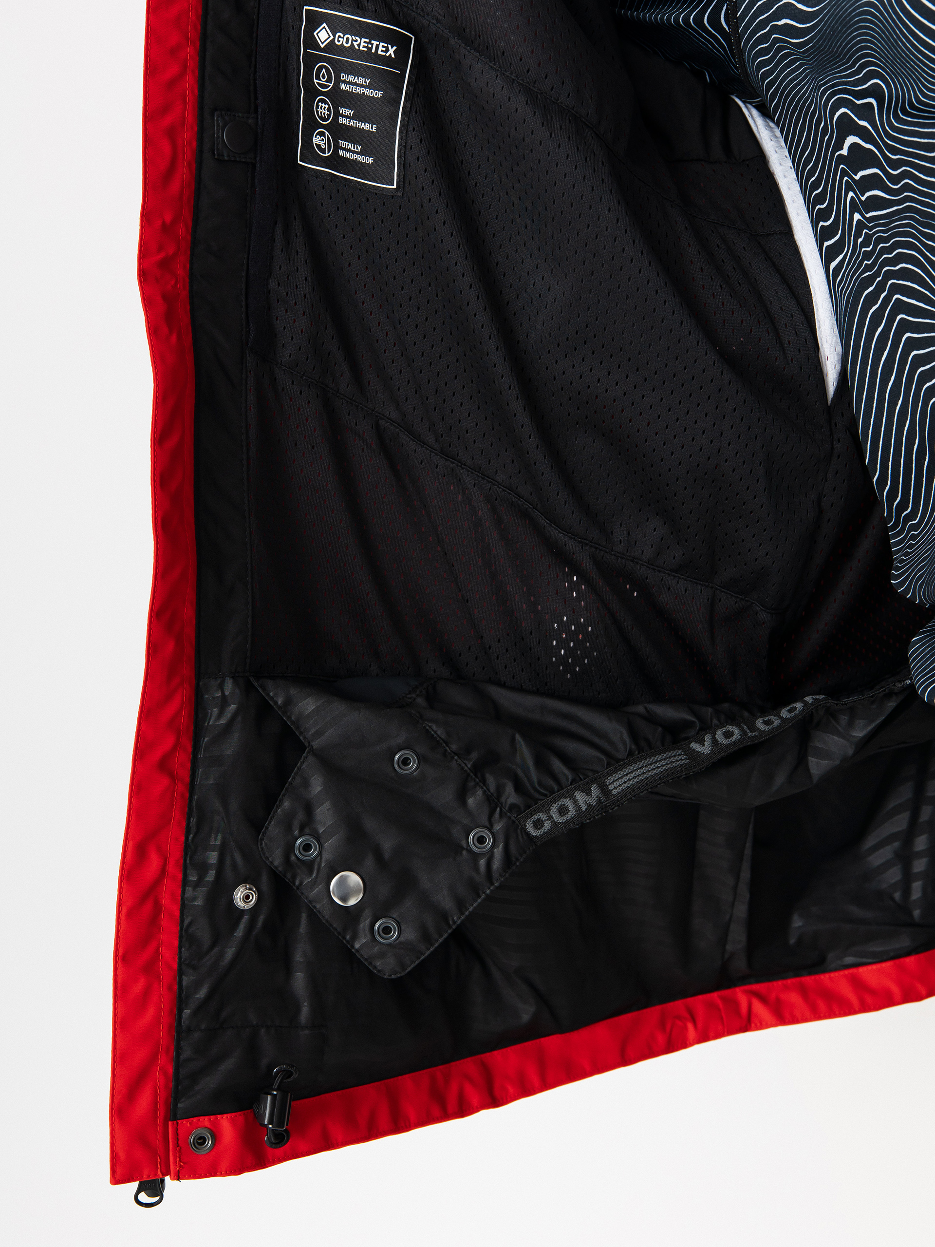 Mens Volcom Snowboard jacket Dua Gore Tex (crimson)