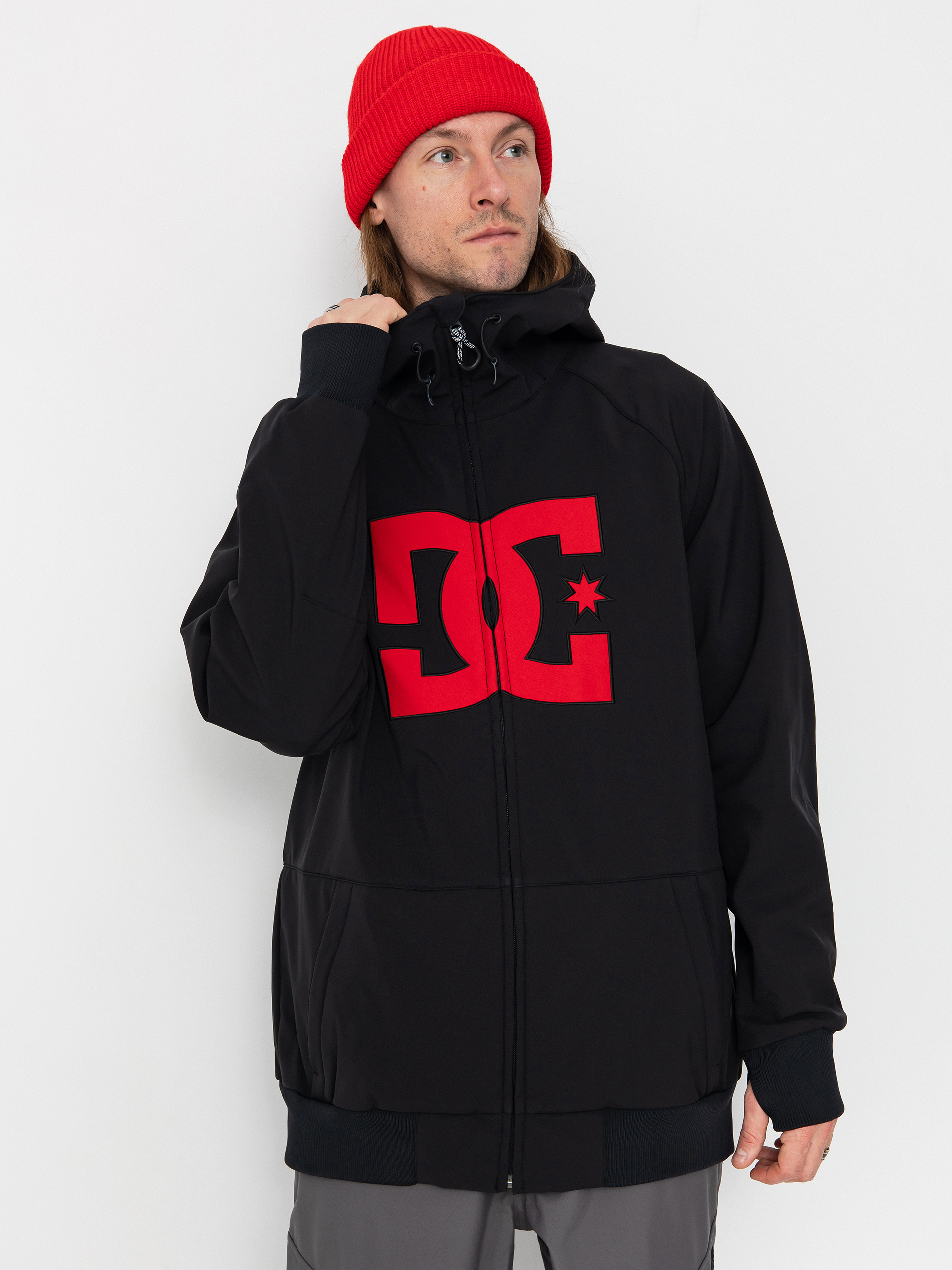 DC Spectrum Softshell Snowboard Jacke (black)