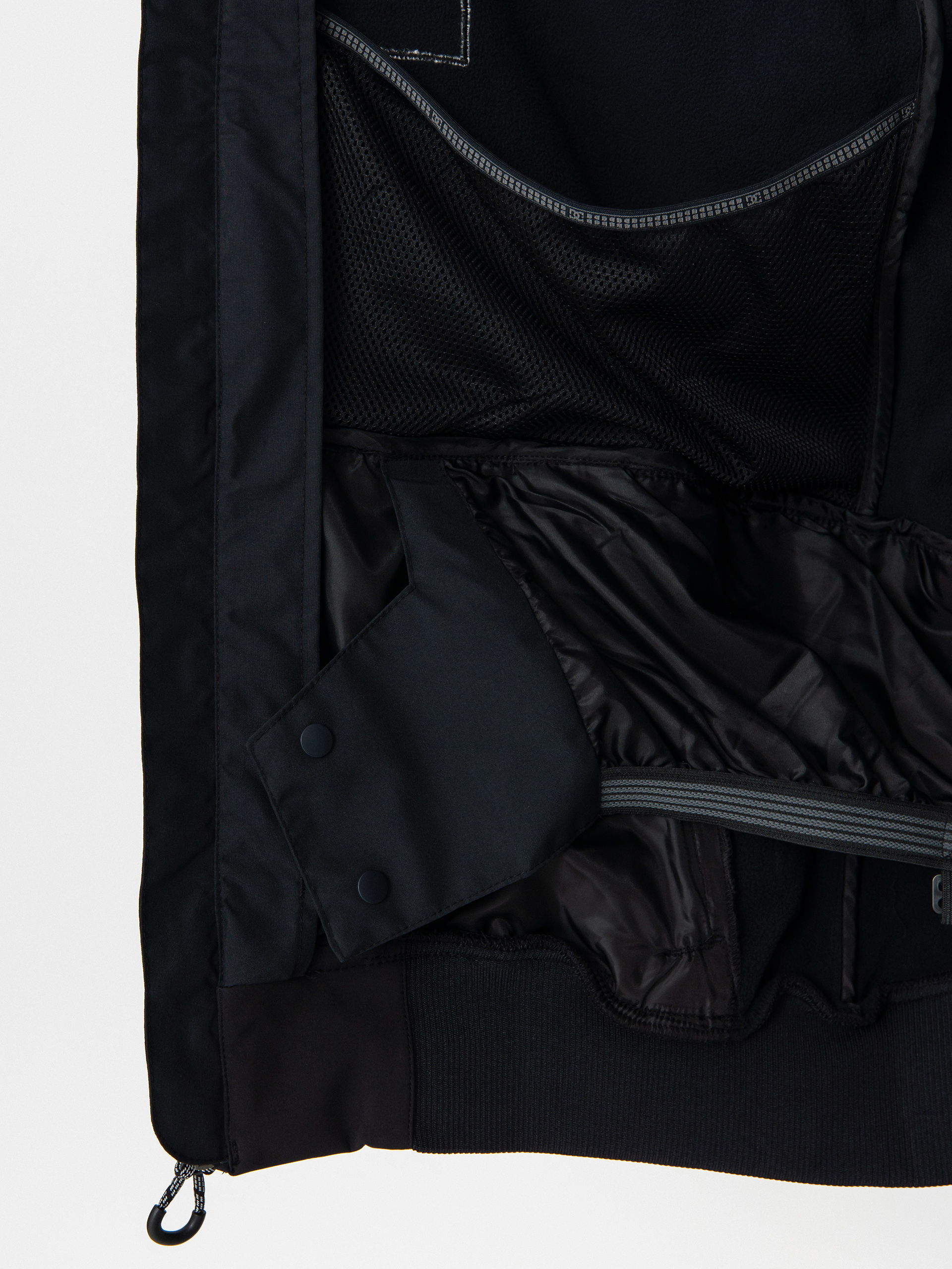 DC S-P-CH スノーボードジャケット ブラック DC SHOES（ディーシーシューズ）の「22 DC SNOW STAND ZIP/DCスキー