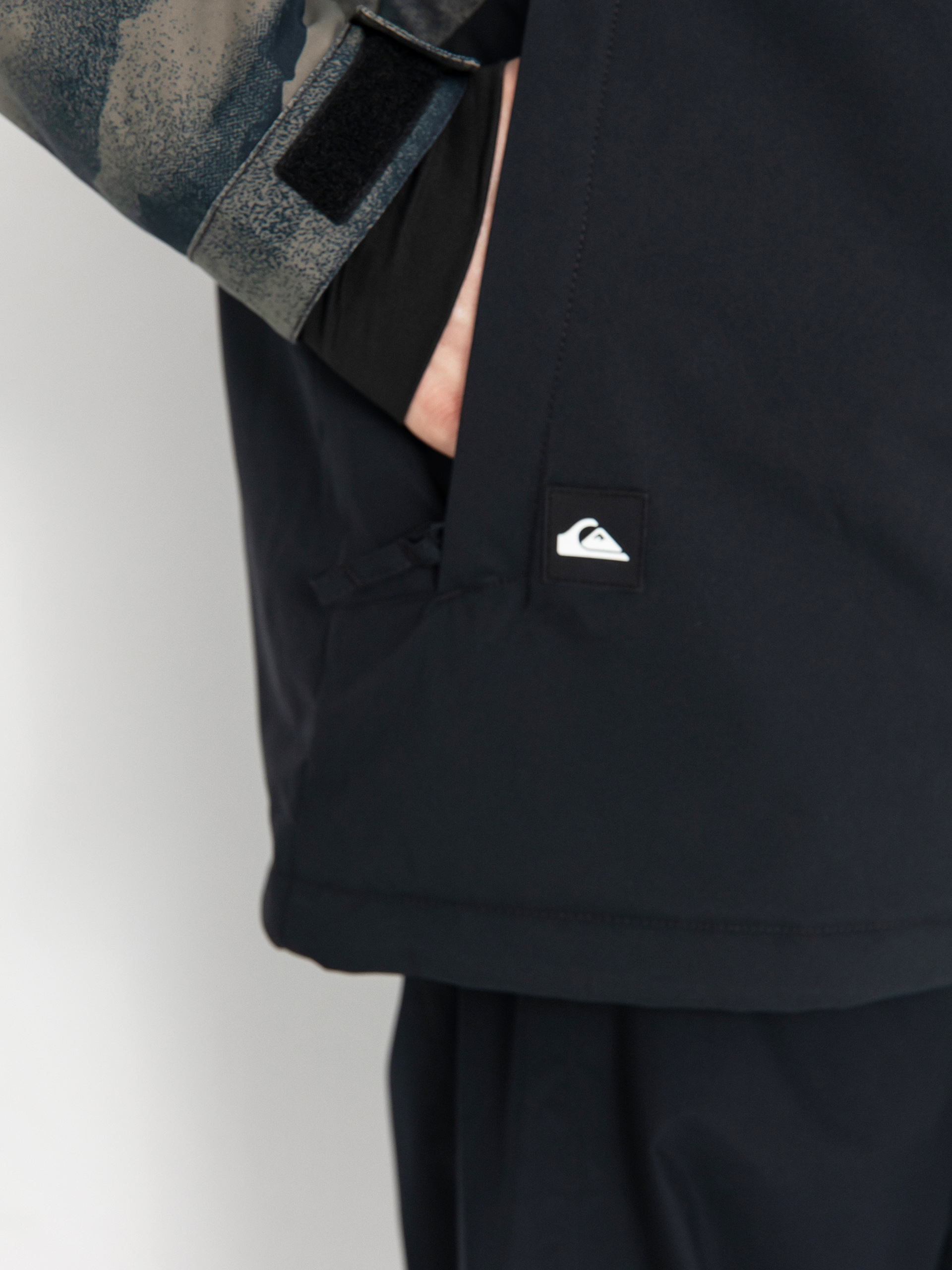 Mens Quiksilver Mission Printed Block Snowboard jacket (mountain spray cante)