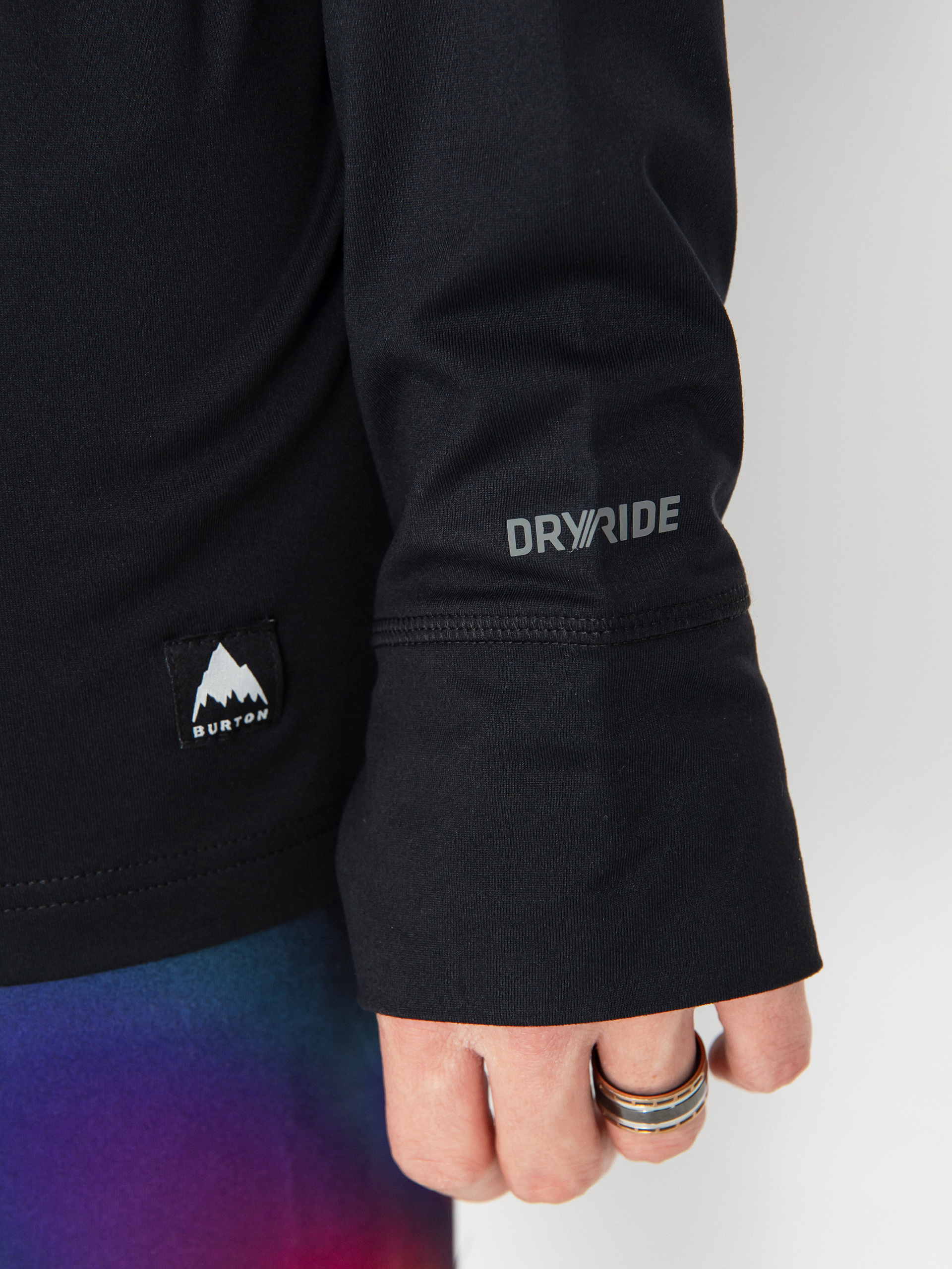 Burton Midweight Long Neck Longsleeve (true black)