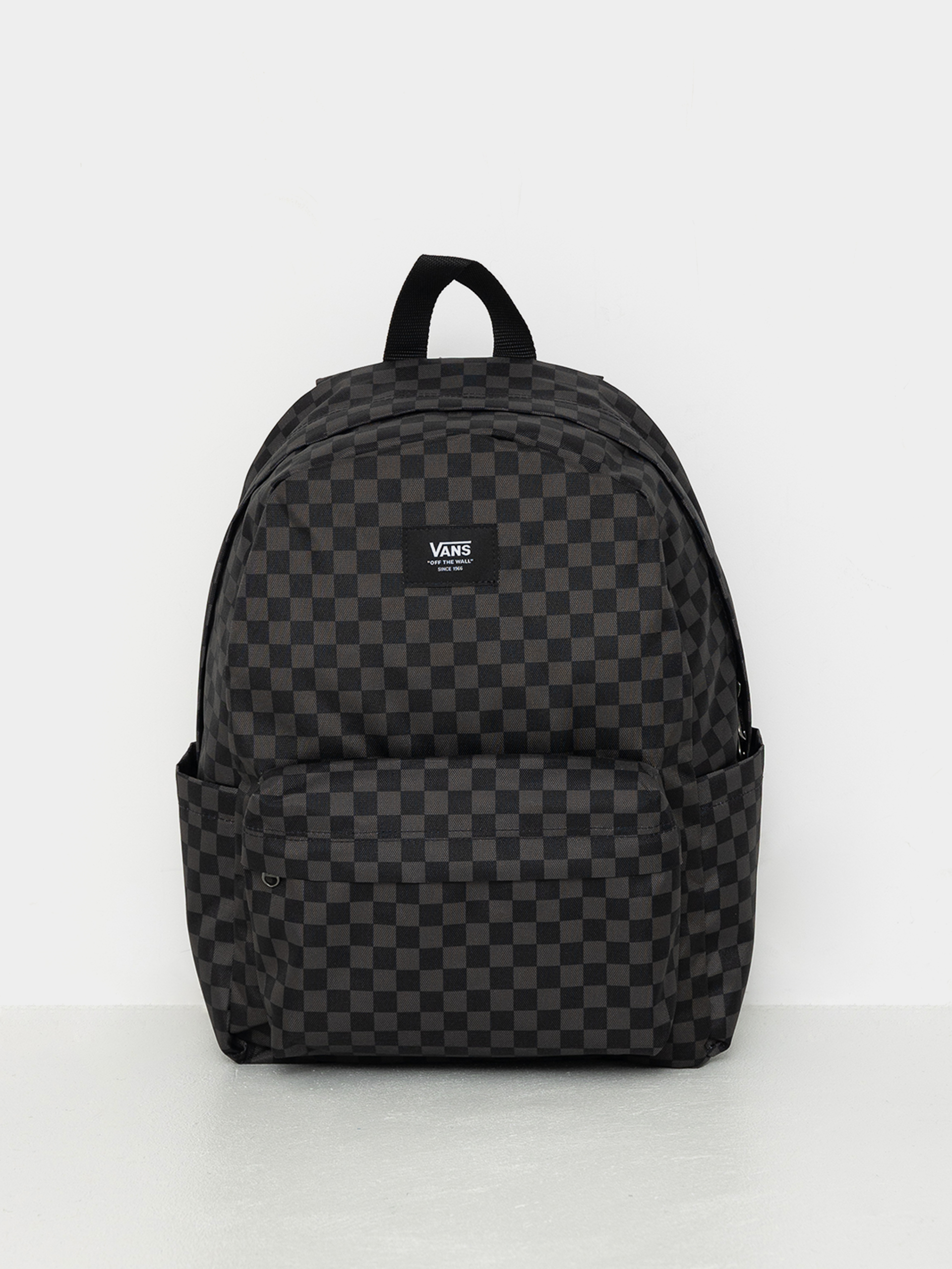 Vans Old Skool Grom Check Backpack (checkerboard black/charcoal)