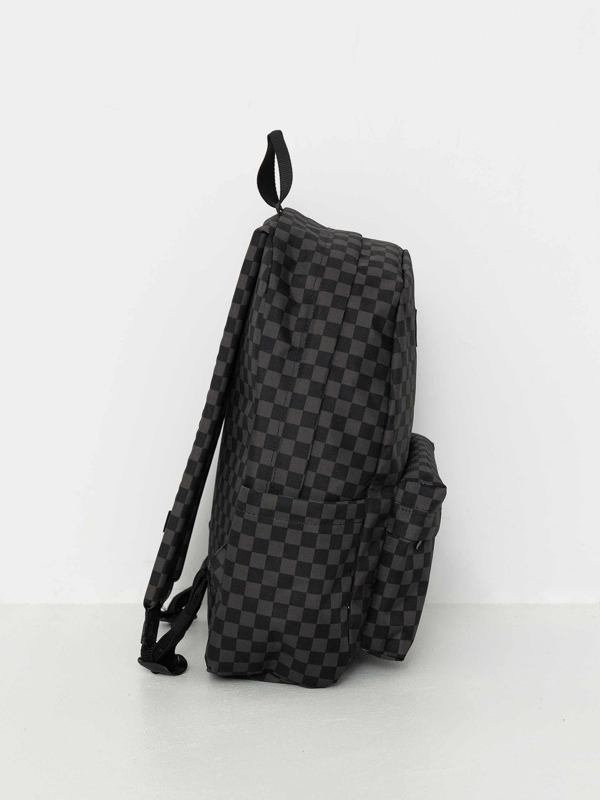 Vans Old Skool Grom Check Backpack (checkerboard black/charcoal)