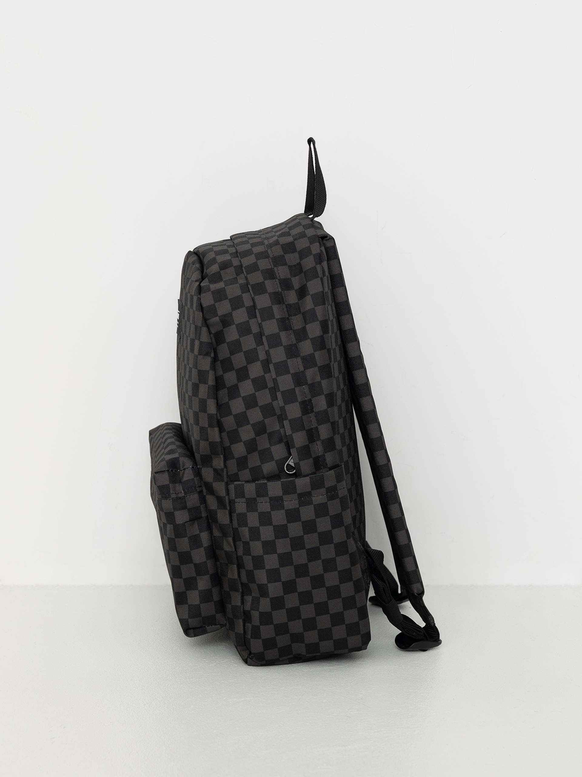 Vans Old Skool Grom Check Backpack (checkerboard black/charcoal)