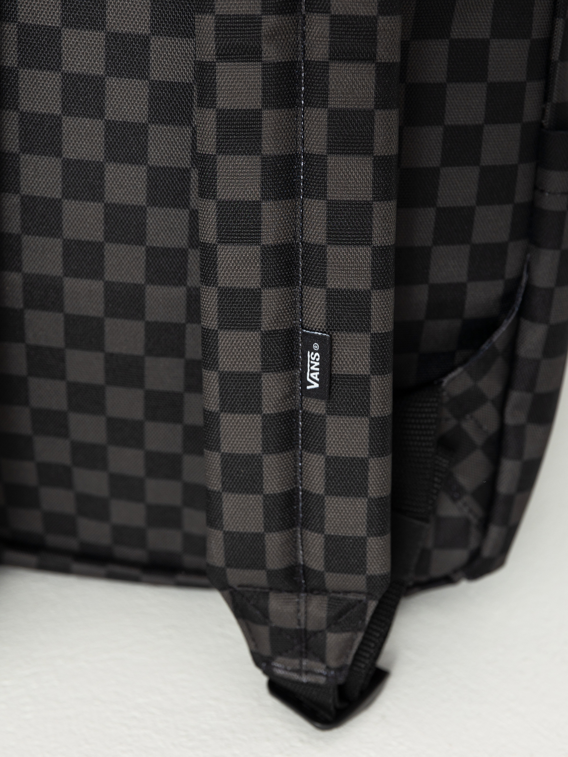 Vans Old Skool Grom Check Backpack (checkerboard black/charcoal)