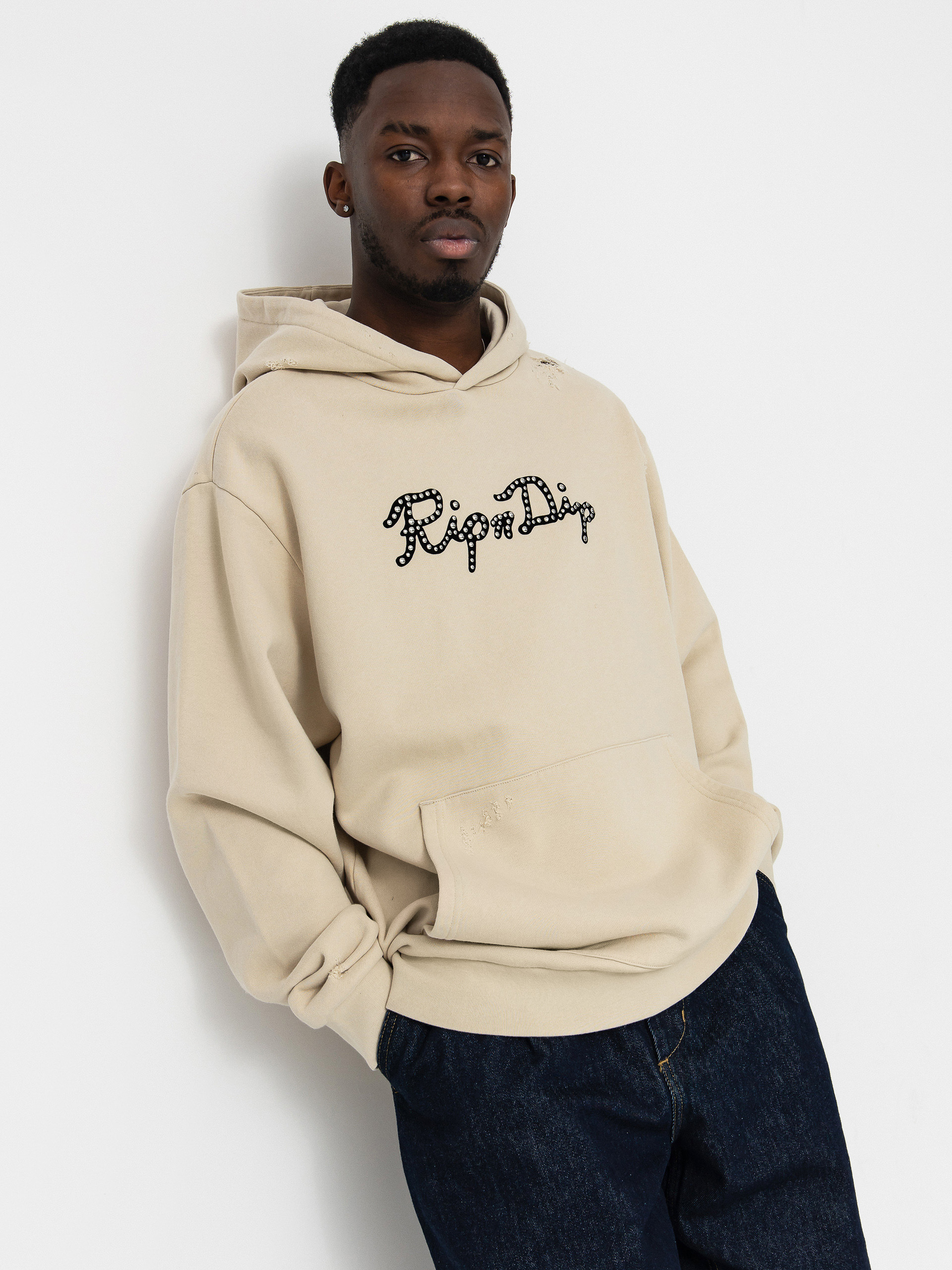 RipNDip Hoodie Script HD (khaki)