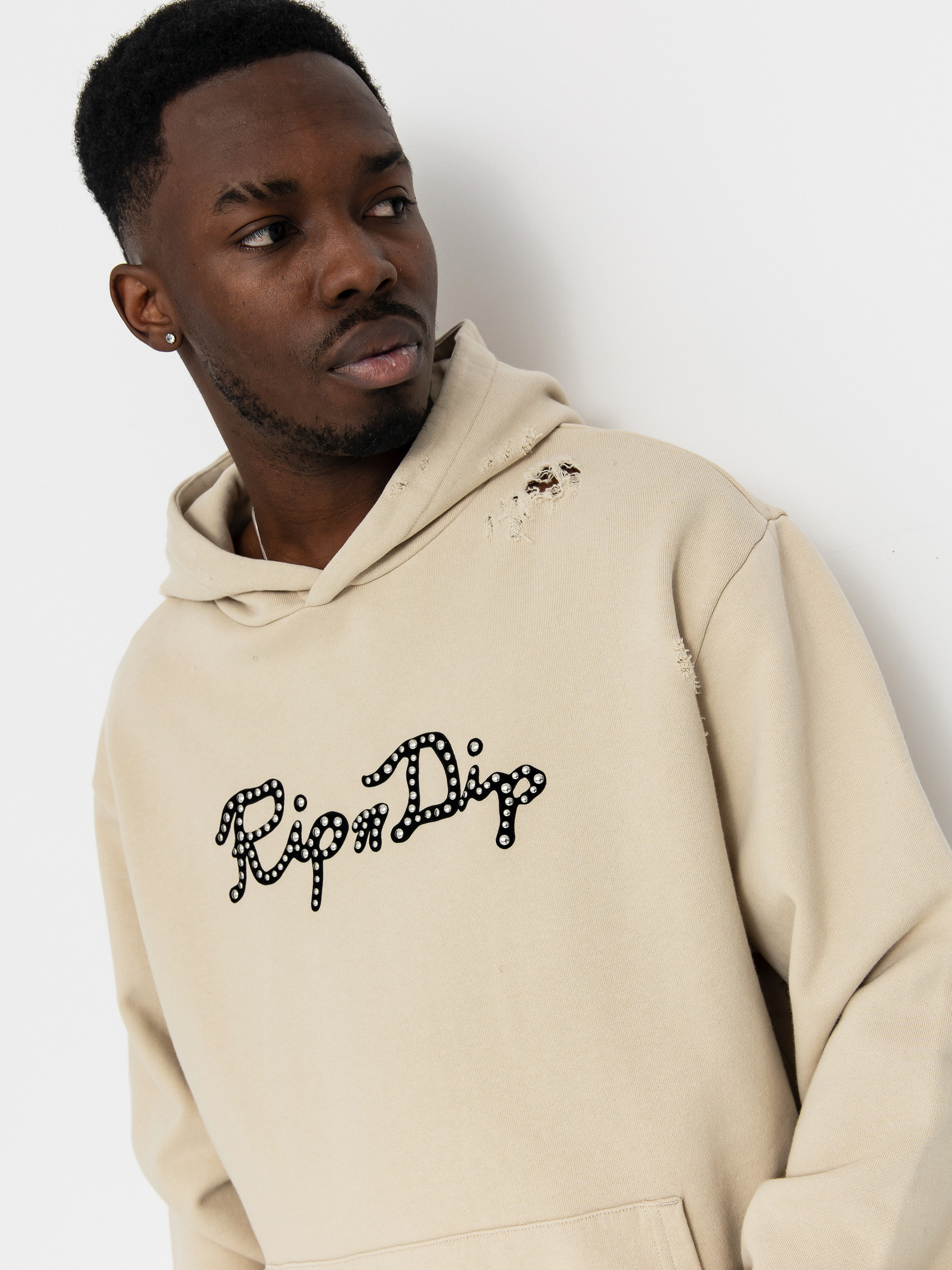 RipNDip Hoodie Script HD - brown (khaki)