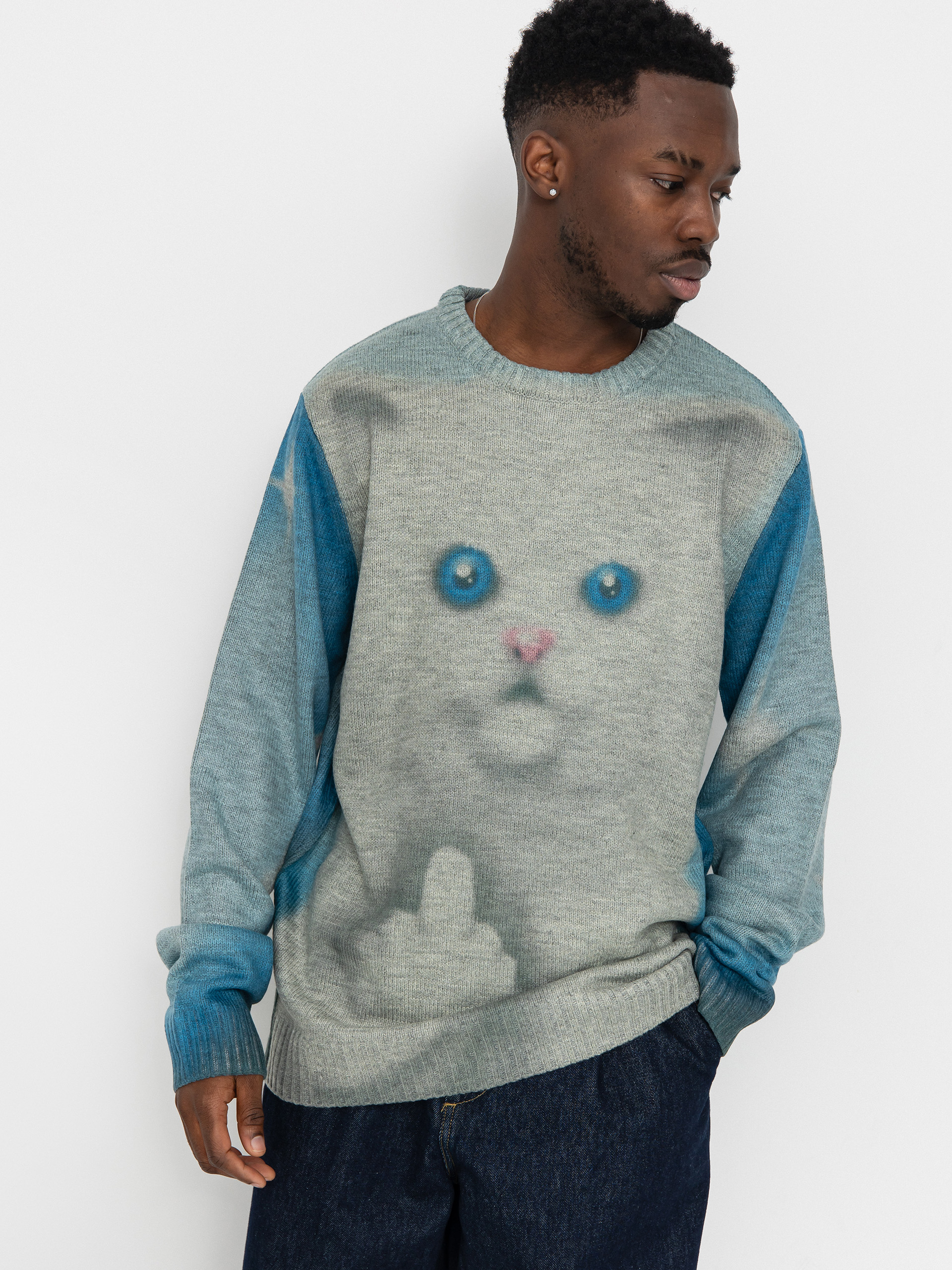 RipNDip Sweater Sprinkles Knit (black/blue)