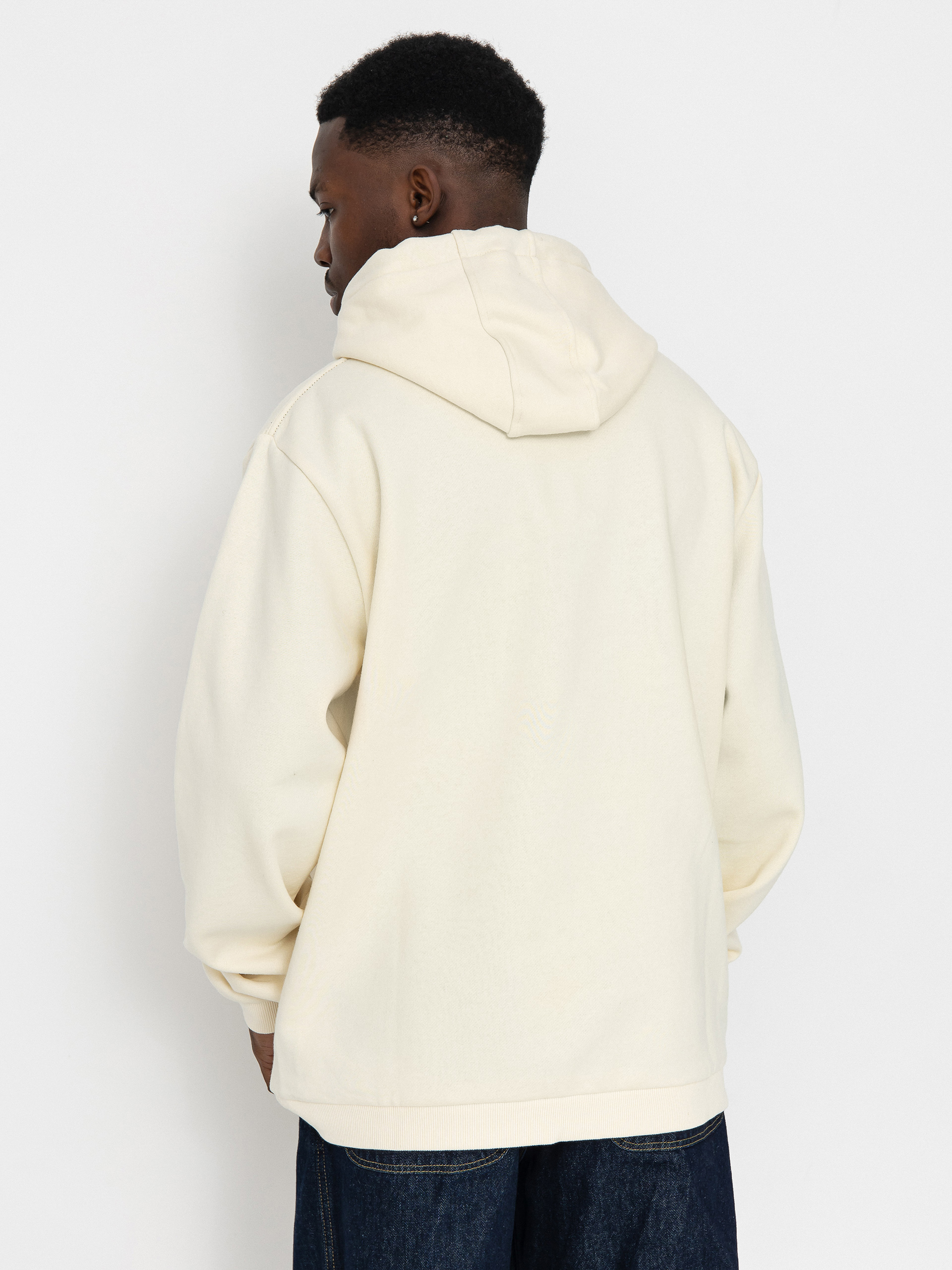 Mens Quiksilver Active sweatshirt Big Logo Tech HD (birch)